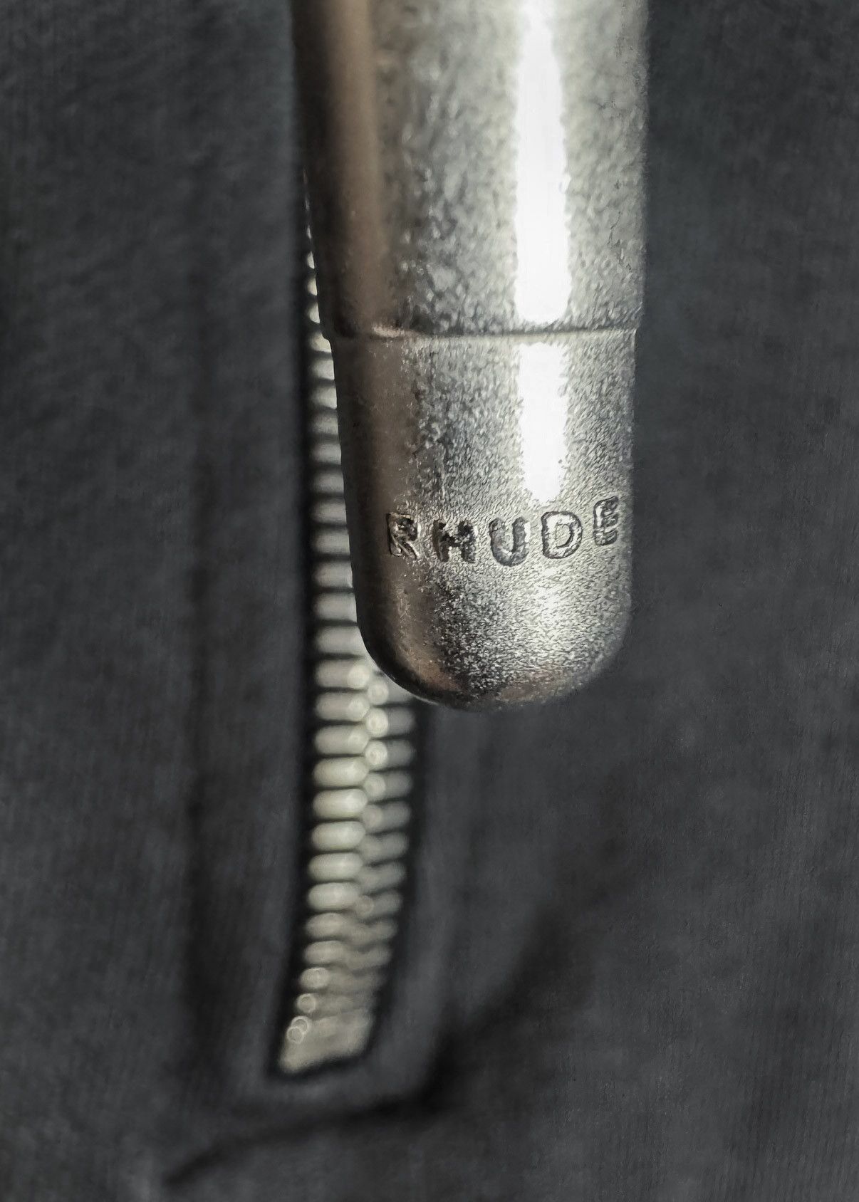 Rhude Rhude Grey Quarter Zip Logo Los Angeles Lakers Sweatshirt Size US M / EU 48-50 / 2 - 6 Thumbnail