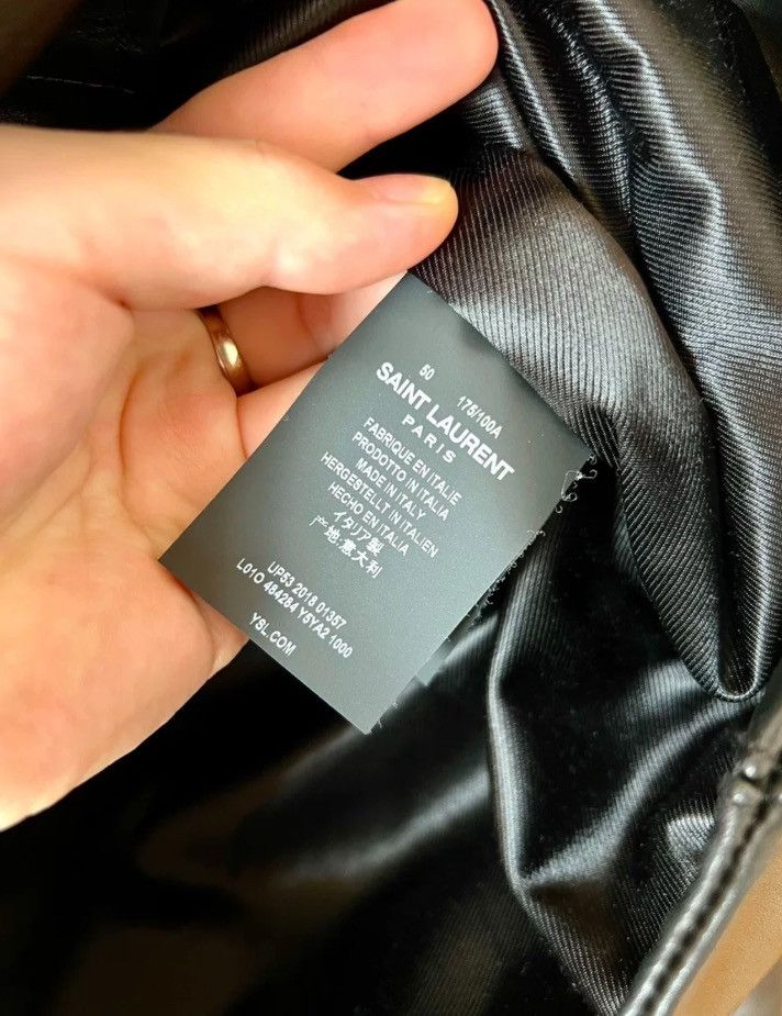 Saint Laurent Paris × Yves Saint Laurent Saint Laurent 19fw motorcycle leather jacket2410-Nextarrow Size US M / EU 48-50 / 2 - 5 Thumbnail