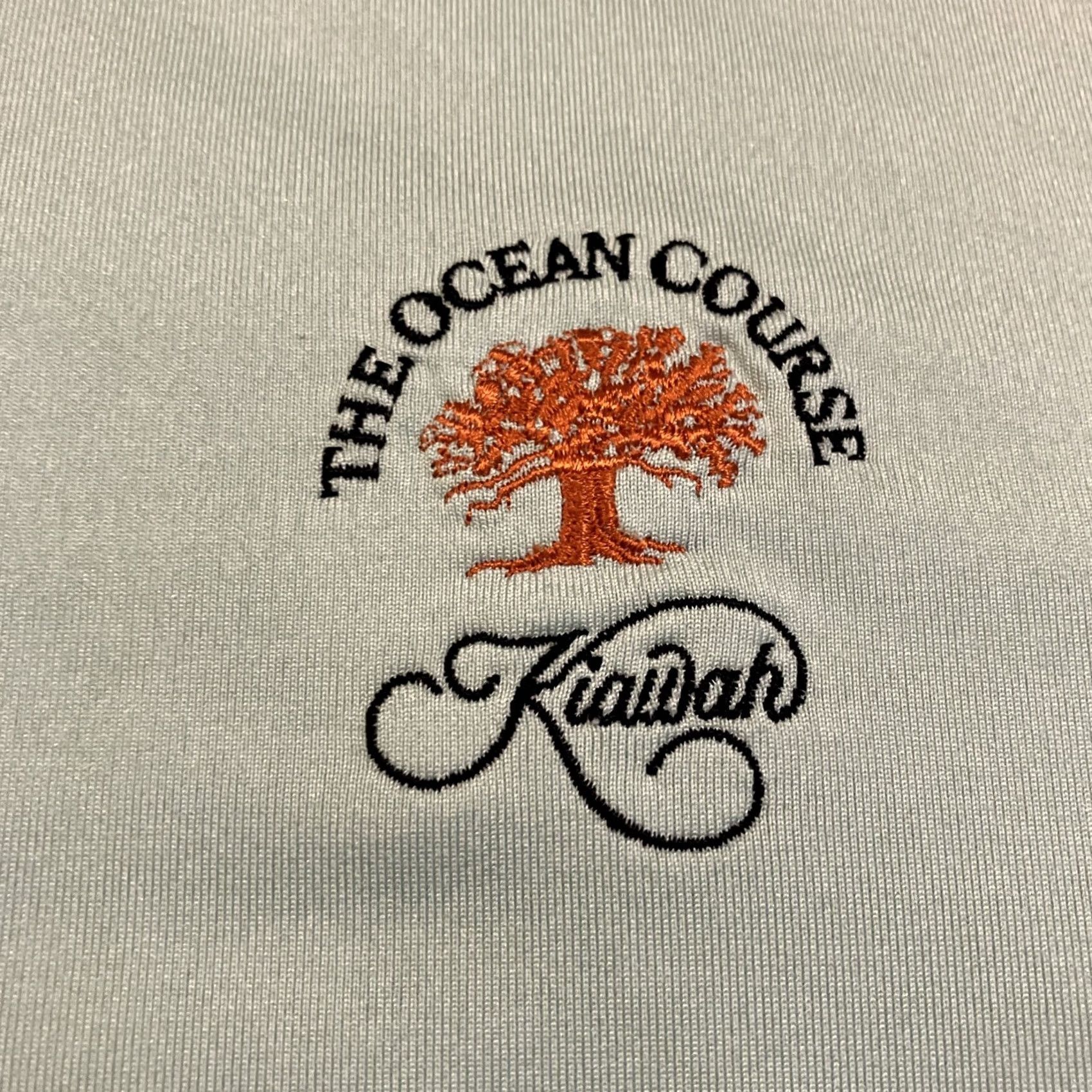 Vintage Greg Norman Polo - Ocean Course Embroidered Golf Polo - Men's XL Green Striped Polo Size US XL / EU 56 / 4 - 2 Thumbnail