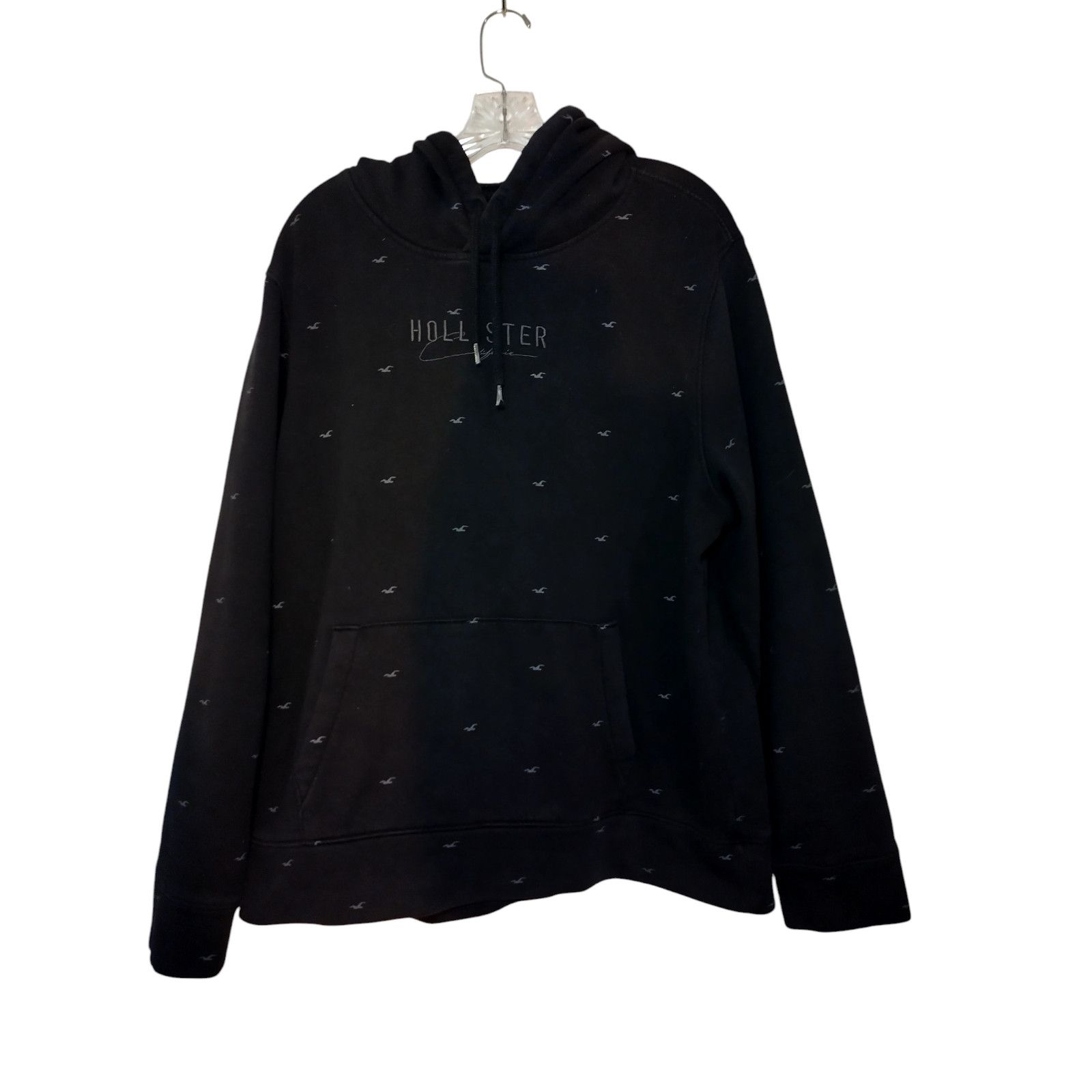 Hollister Hollister Mens Hoodie Small Black Bird Logo Sweatshirt Sz XL Size US XL / EU 56 / 4 - 1 Thumbnail