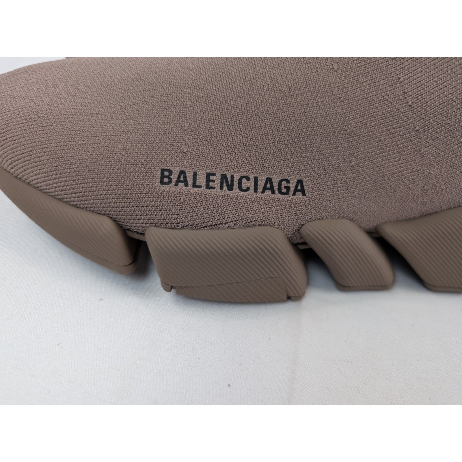 Balenciaga o1rshd1 Speed 2.0 Recycled Low-Top Sneakers in Mink Grey Size US 12 / EU 45 - 11 Thumbnail