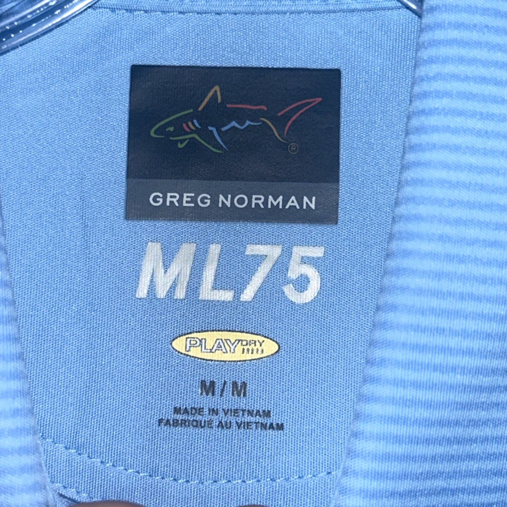 Vintage Greg Norman Golf Polo Shirt Play Dry 2016 Ryder Cup Hazeltine M Performance Blue Shirt Polo Men M Blue Golf Size US M / EU 48-50 / 2 - 4 Thumbnail