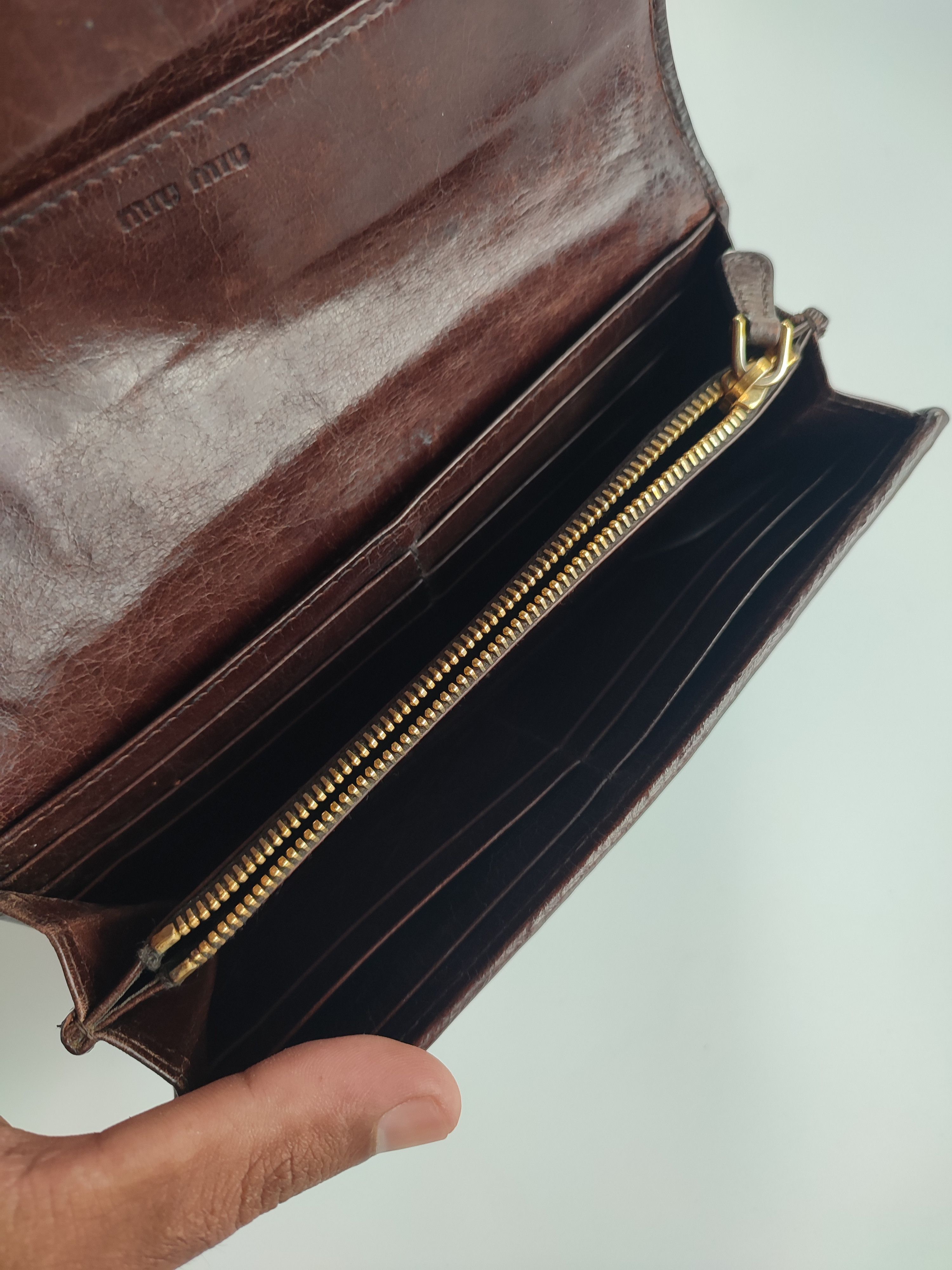 Miu Miu AUTHENTIC MIU MIU Matelassé Nappa Leather Wallet Size ONE SIZE - 6 Thumbnail