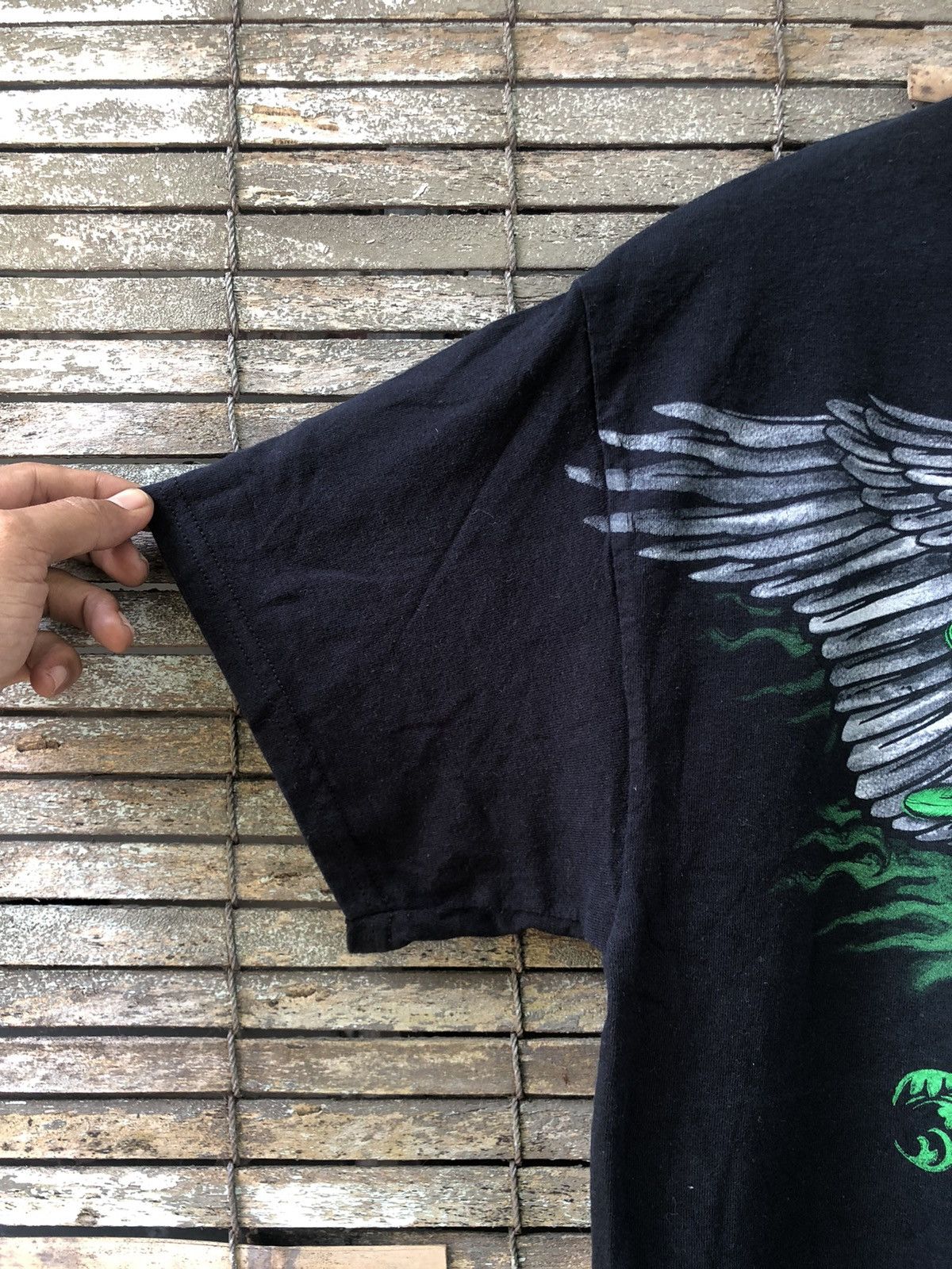 Affliction 🔥Vintage Y2K🔥St Patricks Day Green National Art Vector Tee Size US L / EU 52-54 / 3 - 9 Thumbnail