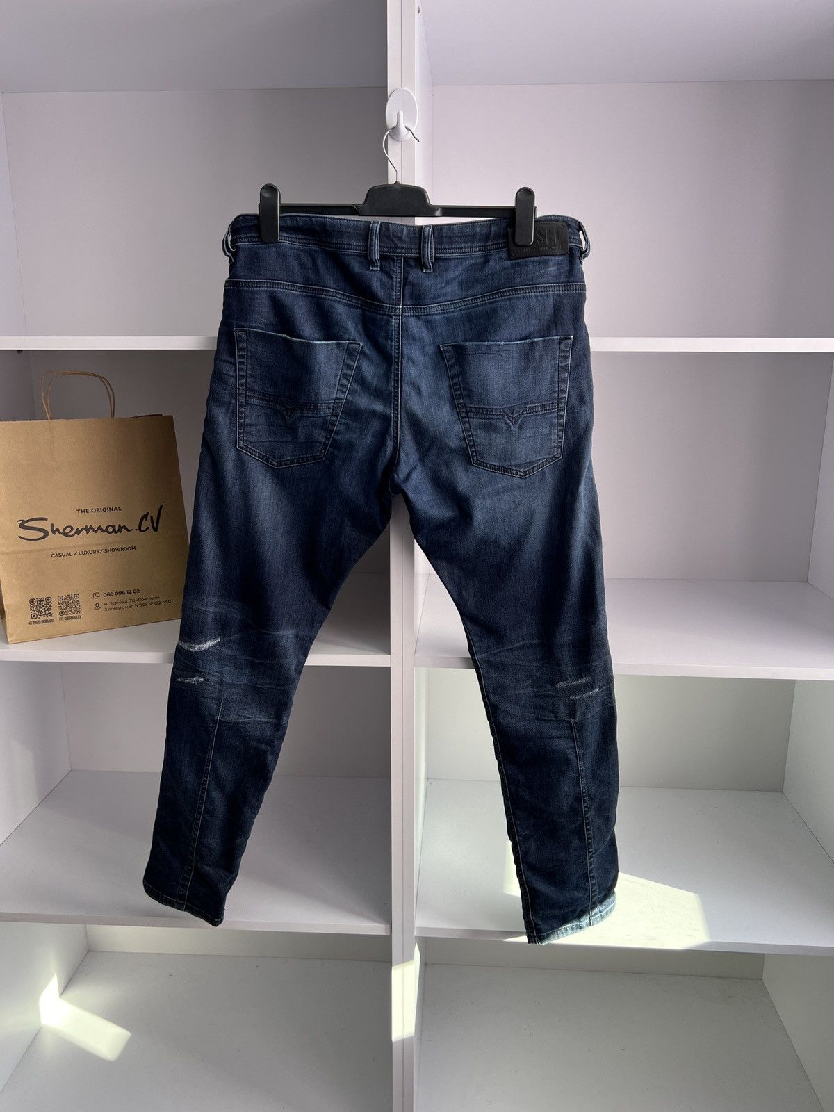 Diesel × Vintage Vintage Diesel Krooley CB-Ne Blue Denim Jeans Size US 34 / EU 50 - 11 Thumbnail