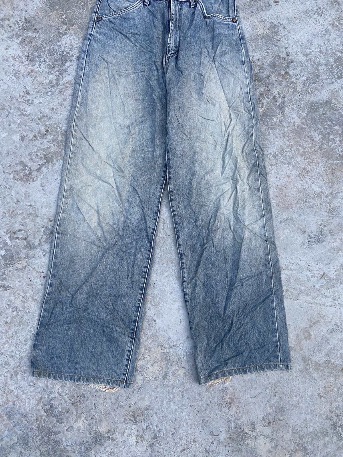 Beauty Beast 🔥 Jeans Vtg 80s Wrangler jeans baggy Wrangler blue bell Size US 30 / EU 46 - 4 Thumbnail