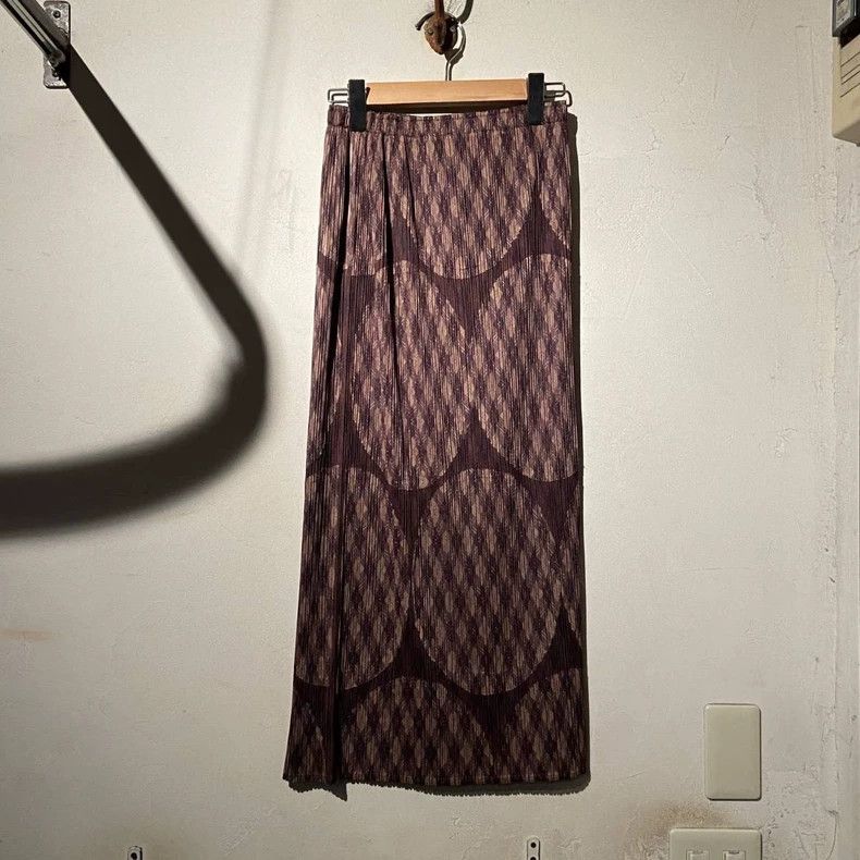 Issey Miyake Issey Miyake size:3 Geometric pattern skirt Size 42" / US 20 - 1 Thumbnail