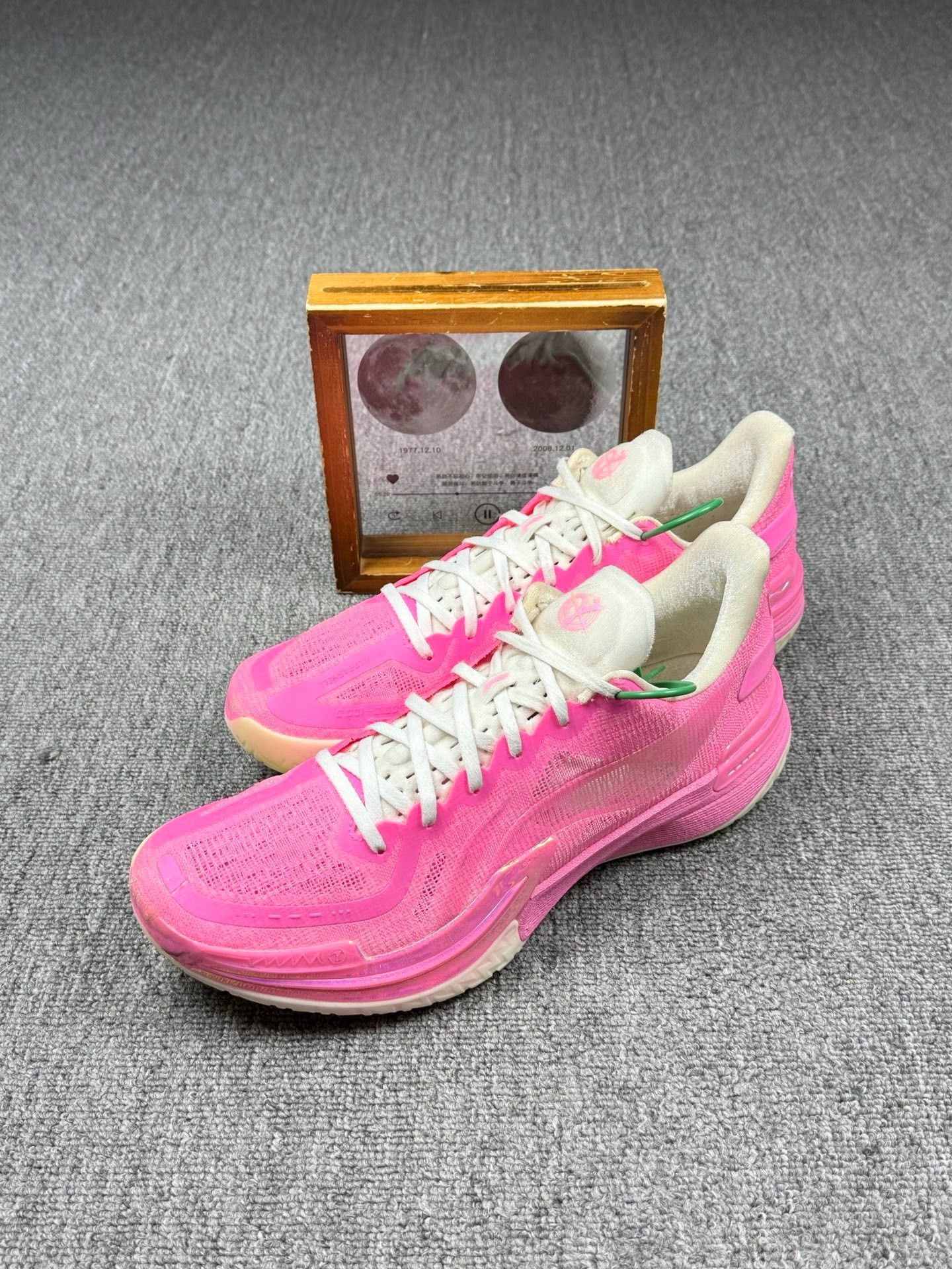 Li-Ning Li-Ning Techwear Pink Lowtop Sneakers 13 Men Size US 13 / EU 46 - 1 Thumbnail
