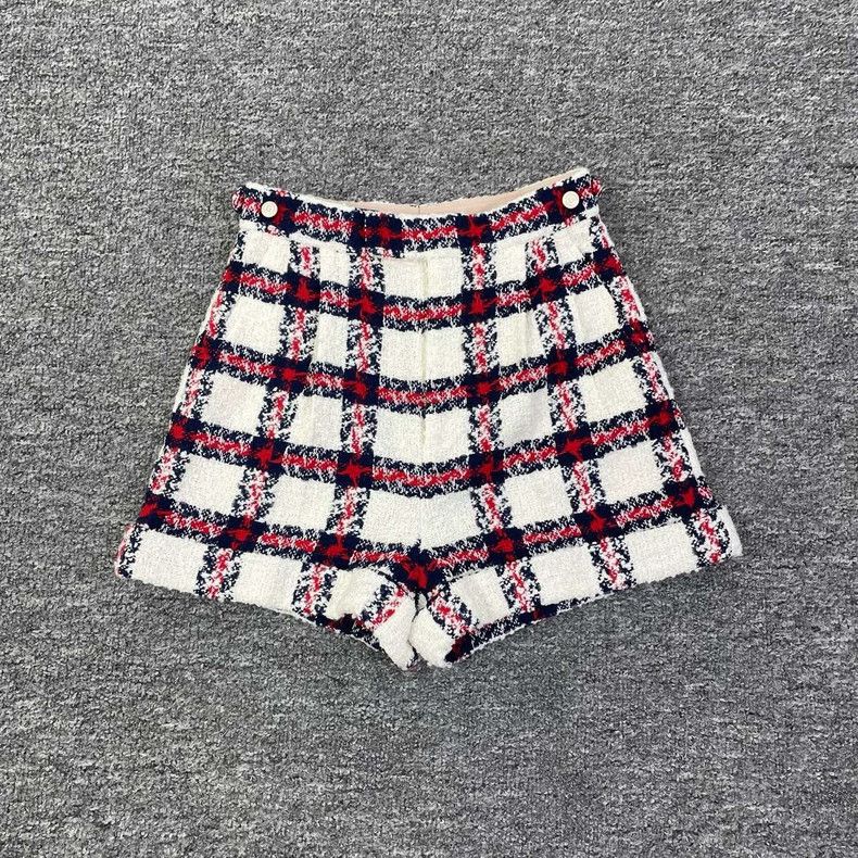 Gucci Gucci Red and White Checkered Shorts- DMC Size US 36 / EU 52 - 1 Thumbnail