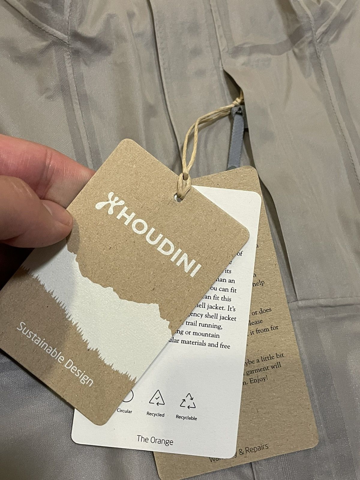 Houdini Waterproof “The Orange” Jacket Size US L / EU 52-54 / 3 - 2 Thumbnail