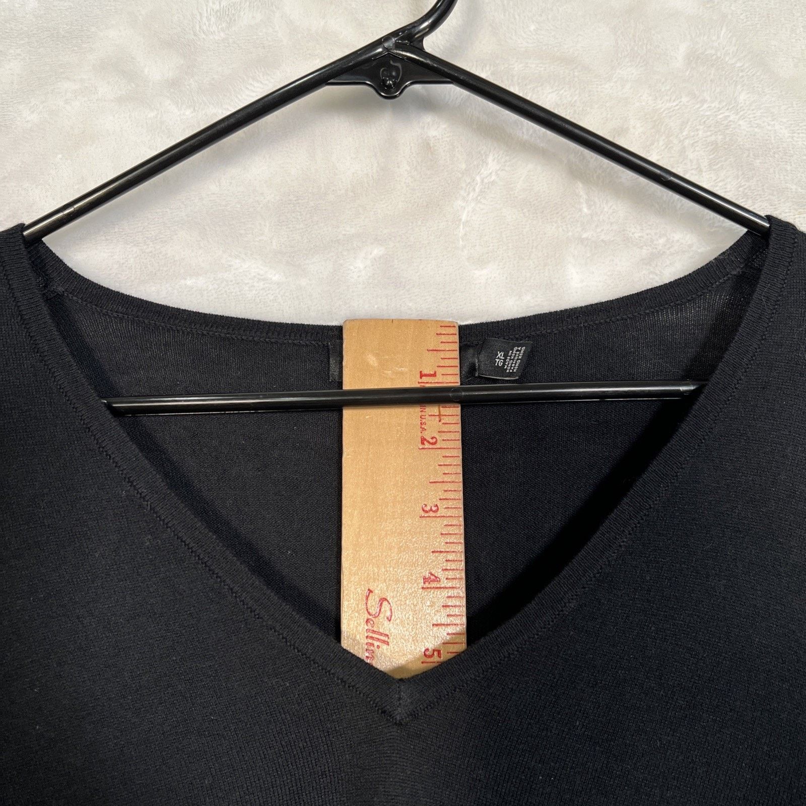 Lauren Ralph Lauren Black Label Ralph Lauren Women's Black Top Silver Buttons Size XL / US 12-14 / IT 48-50 - 11 Thumbnail
