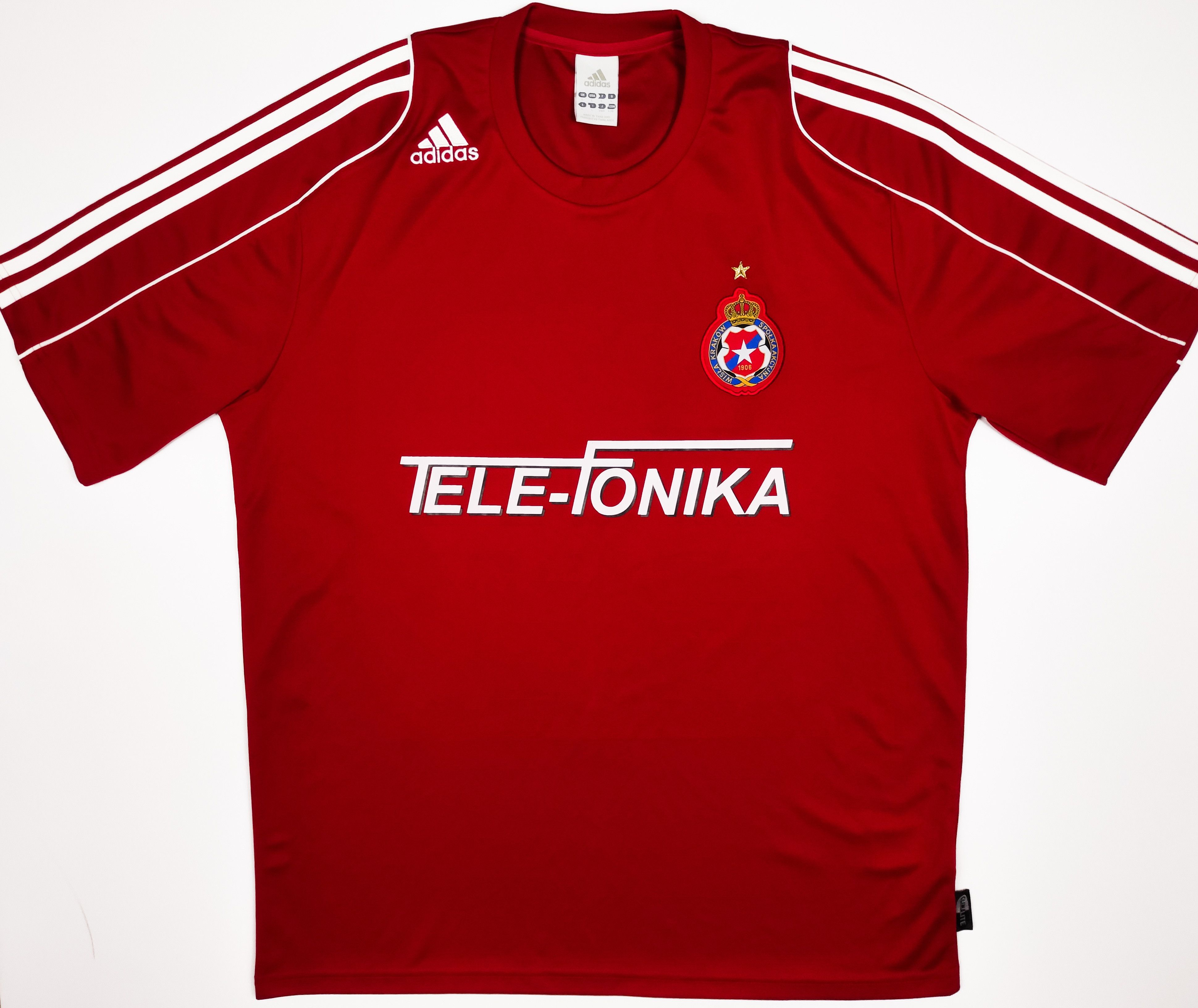 Adidas Wisła Kraków 2010 2011 Adidas Home Shirt Tele-Fonika Size US L / EU 52-54 / 3 - 1 Thumbnail