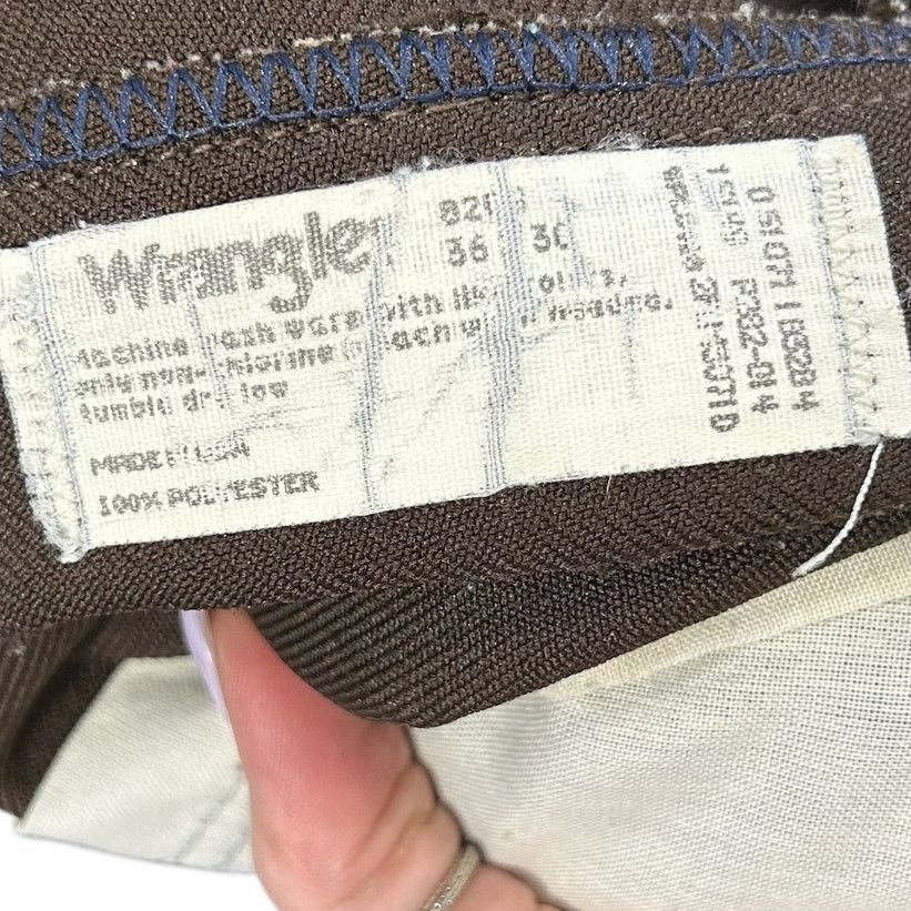 Wrangler Vintage Wrangler Polyester Chino Pants 36x30 Size US 36 / EU 52 - 7 Thumbnail