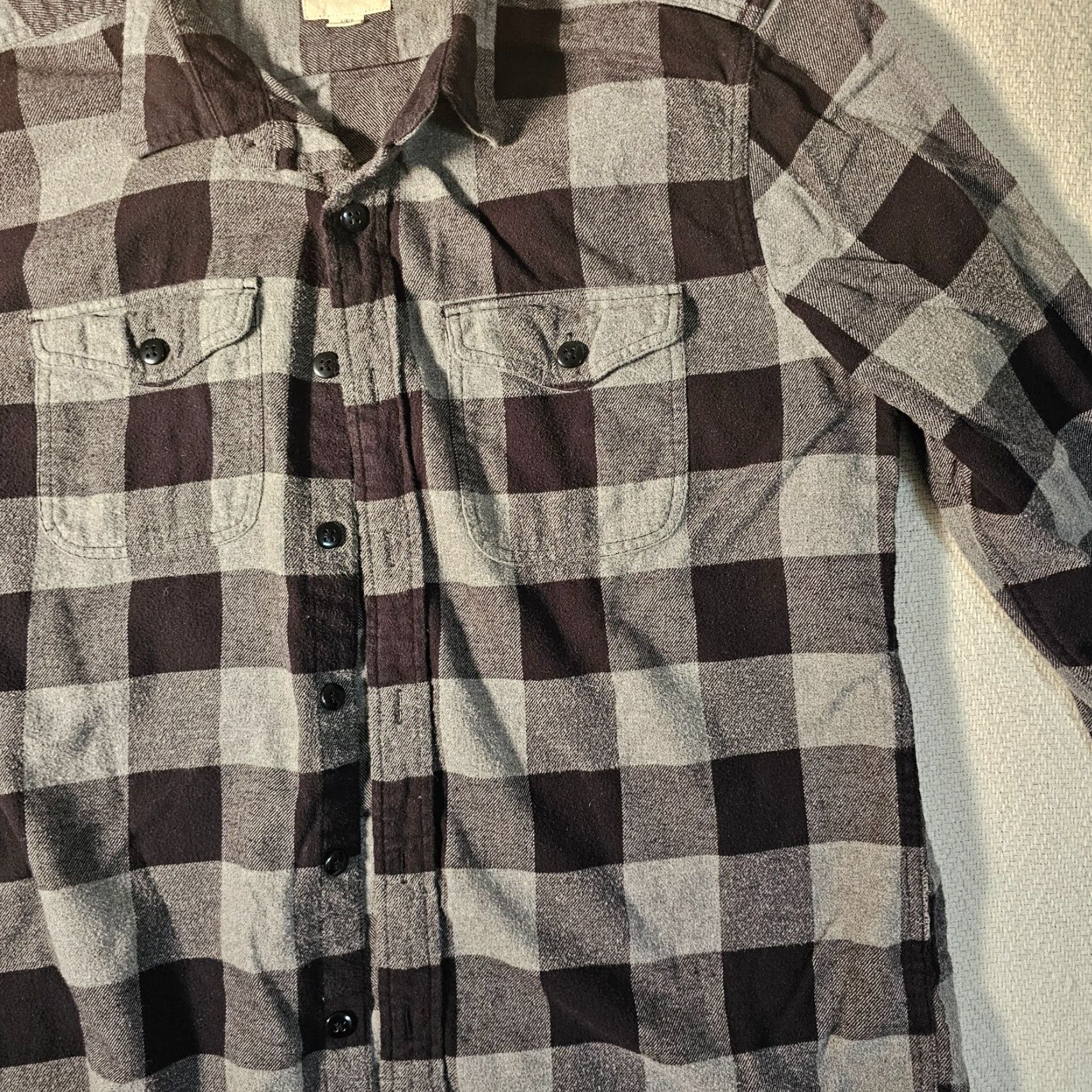 Vintage American Eagle Flannel Shirt Men's Large Black Check Long Sleeves Button-Up Size US L / EU 52-54 / 3 - 3 Thumbnail