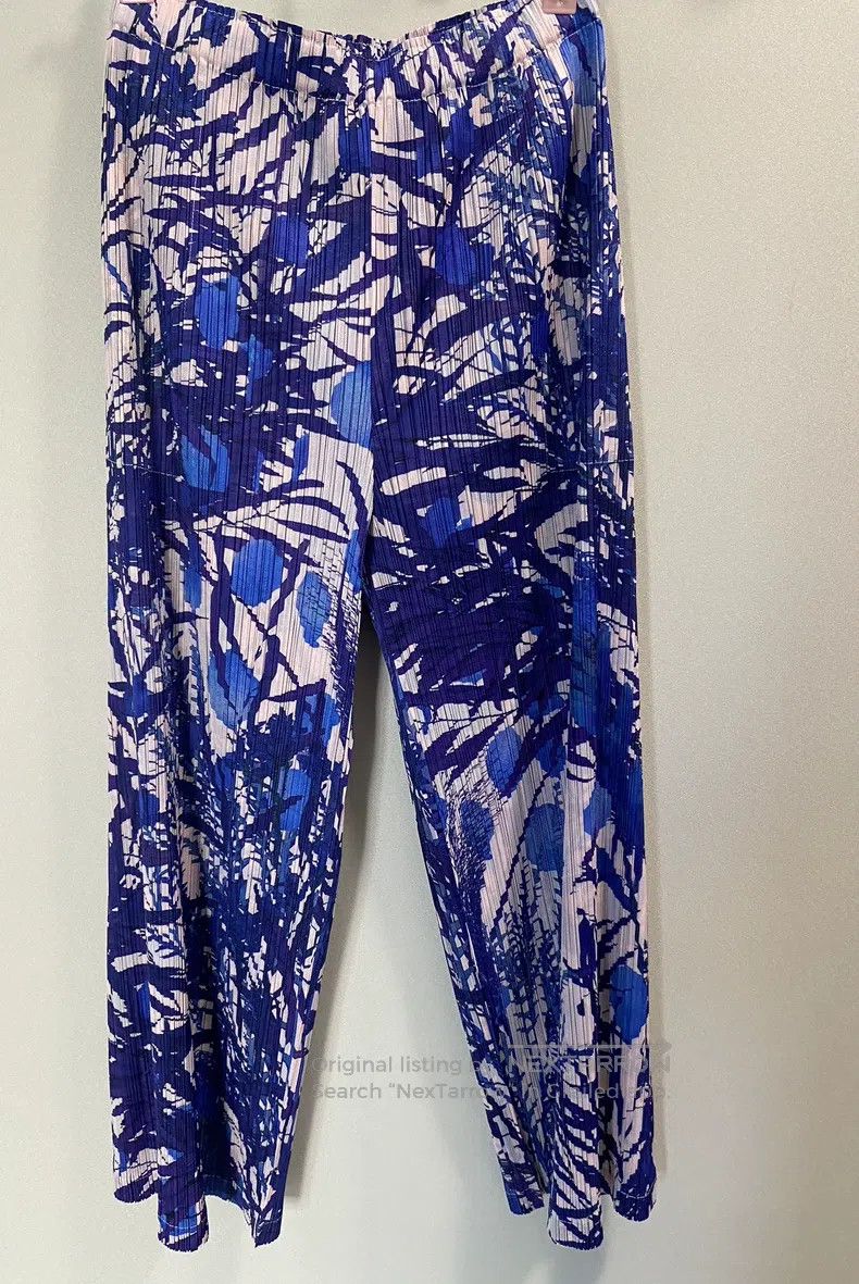 Issey Miyake Issey Miyake Blue Trousers Size 25" / US 0 / IT 36 - 1 Thumbnail