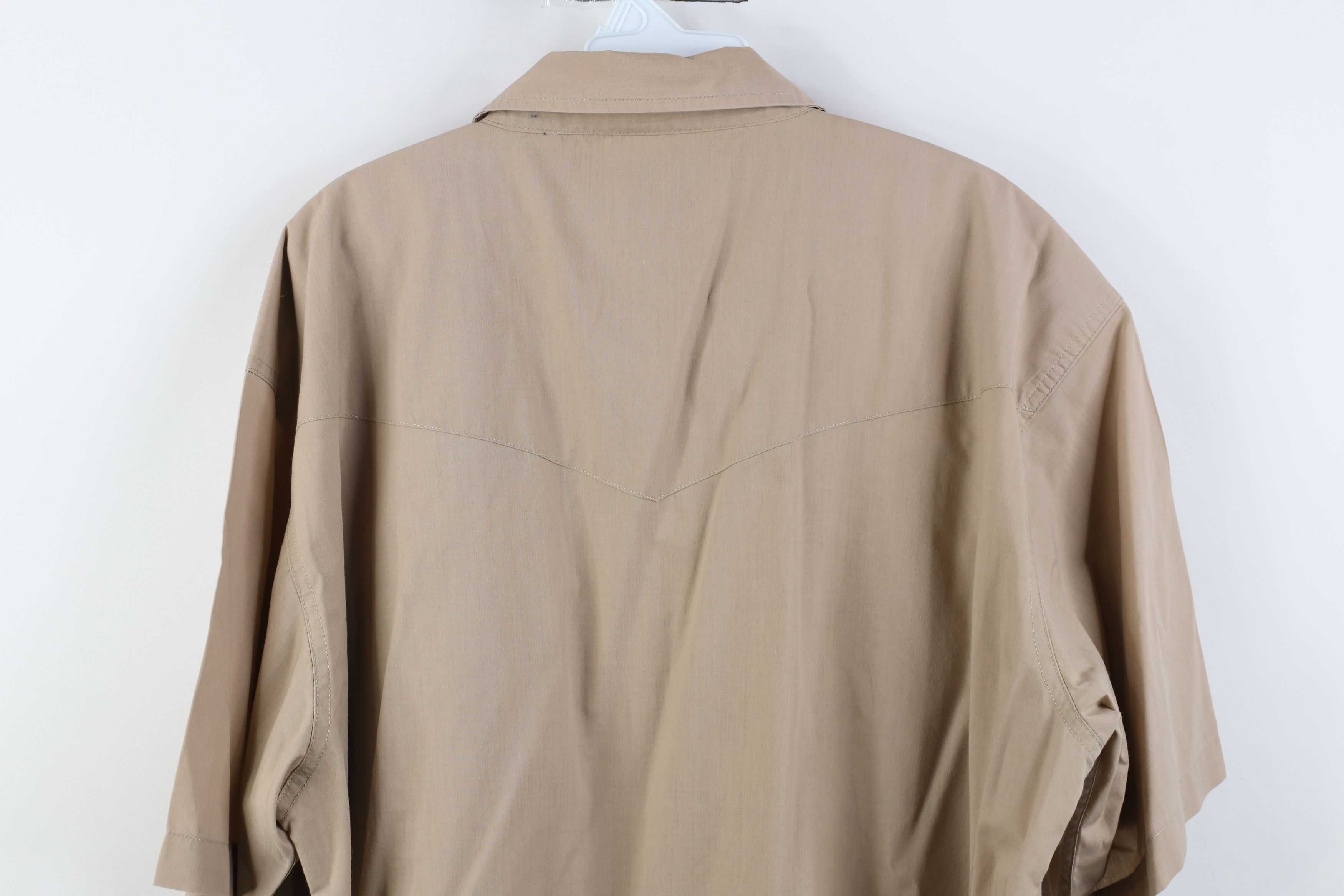 Vintage Vintage 90s Rockabilly Eagle Feather Snap Button Shirt Size US XL / EU 56 / 4 - 13 Thumbnail