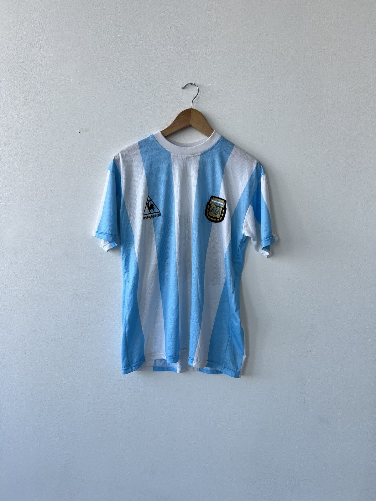 🩸RARE🩸 Le Coq Sportif Argentina 1986 Maradona Home Jersey