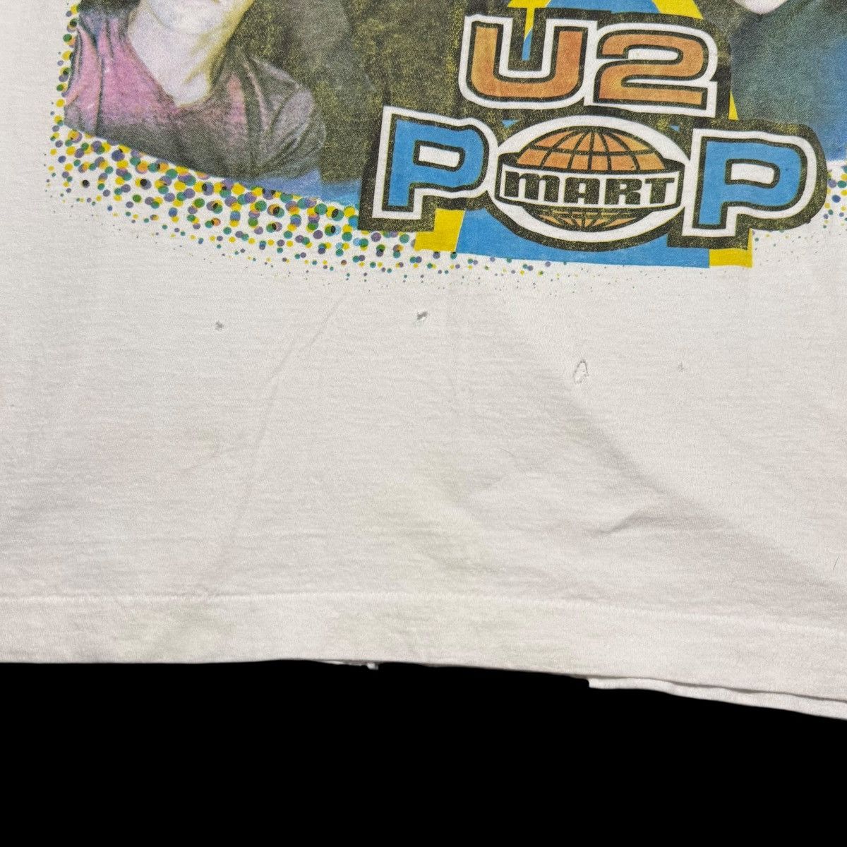 Vintage 1997 U2 Pop Mart Tour Single Stitch Shirt Men's XL FLAWS Size US XL / EU 56 / 4 - 3 Thumbnail