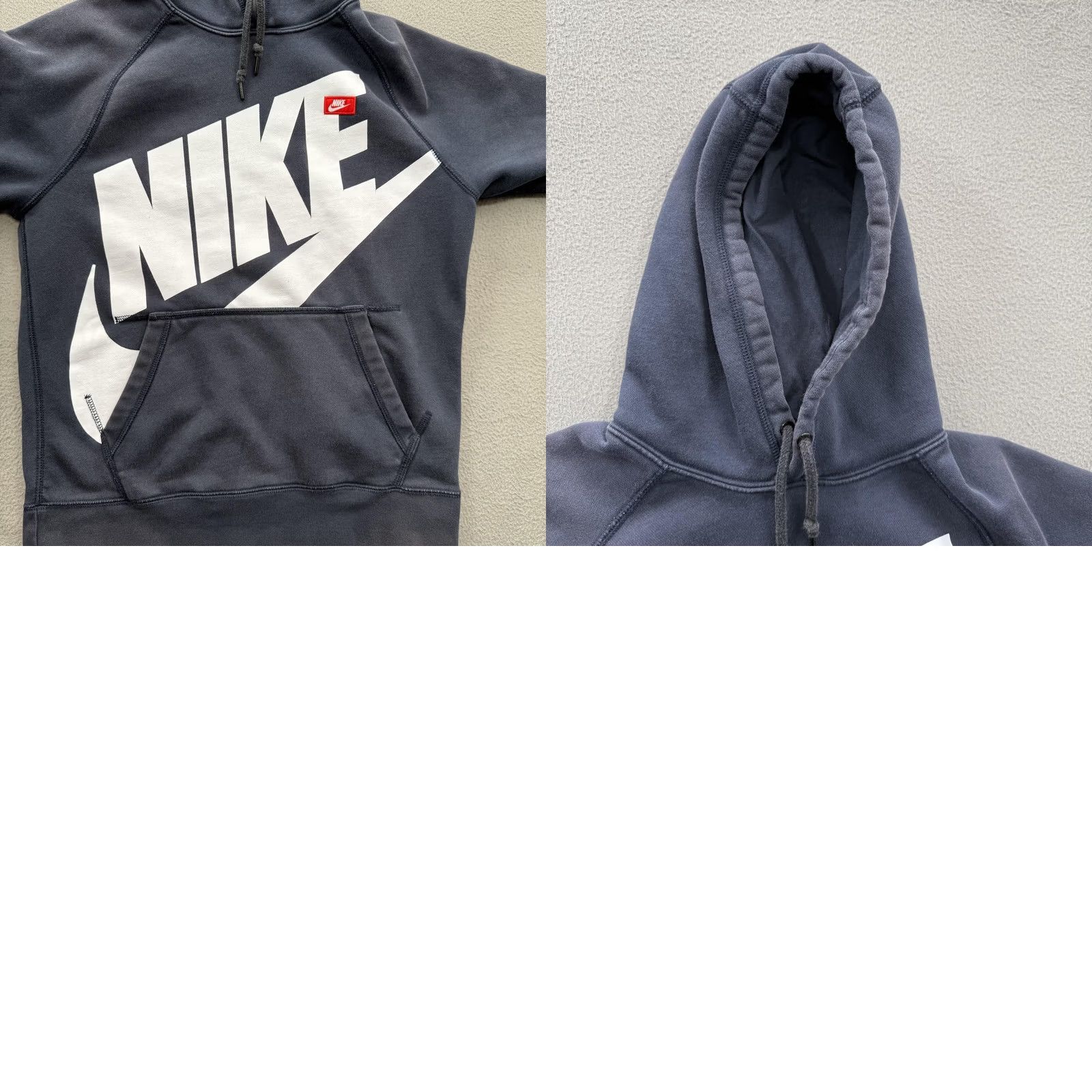 Nike Nike Hoodie Mens Small Blue Pullover Fleece Sweatshirt Big Logo Graphic Size US S / EU 44-46 / 1 - 8 Thumbnail