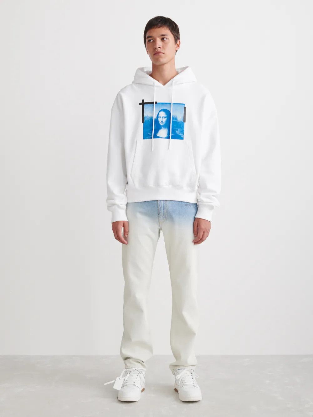 Off-White White Mona Lisa Logo Oversized Hoodie Size US M / EU 48-50 / 2 - 3 Thumbnail