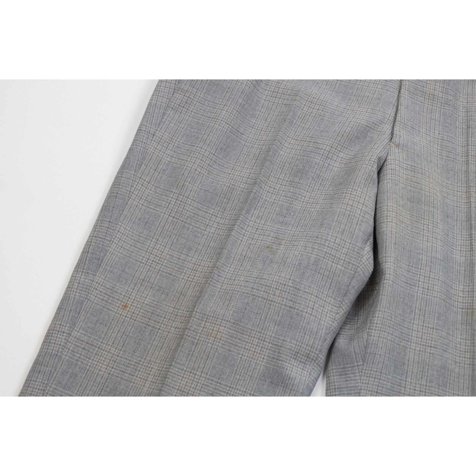 Vintage Vintage 70s Streetwear 2 Piece Wool Suit Plaid Size 42L - 18 Thumbnail