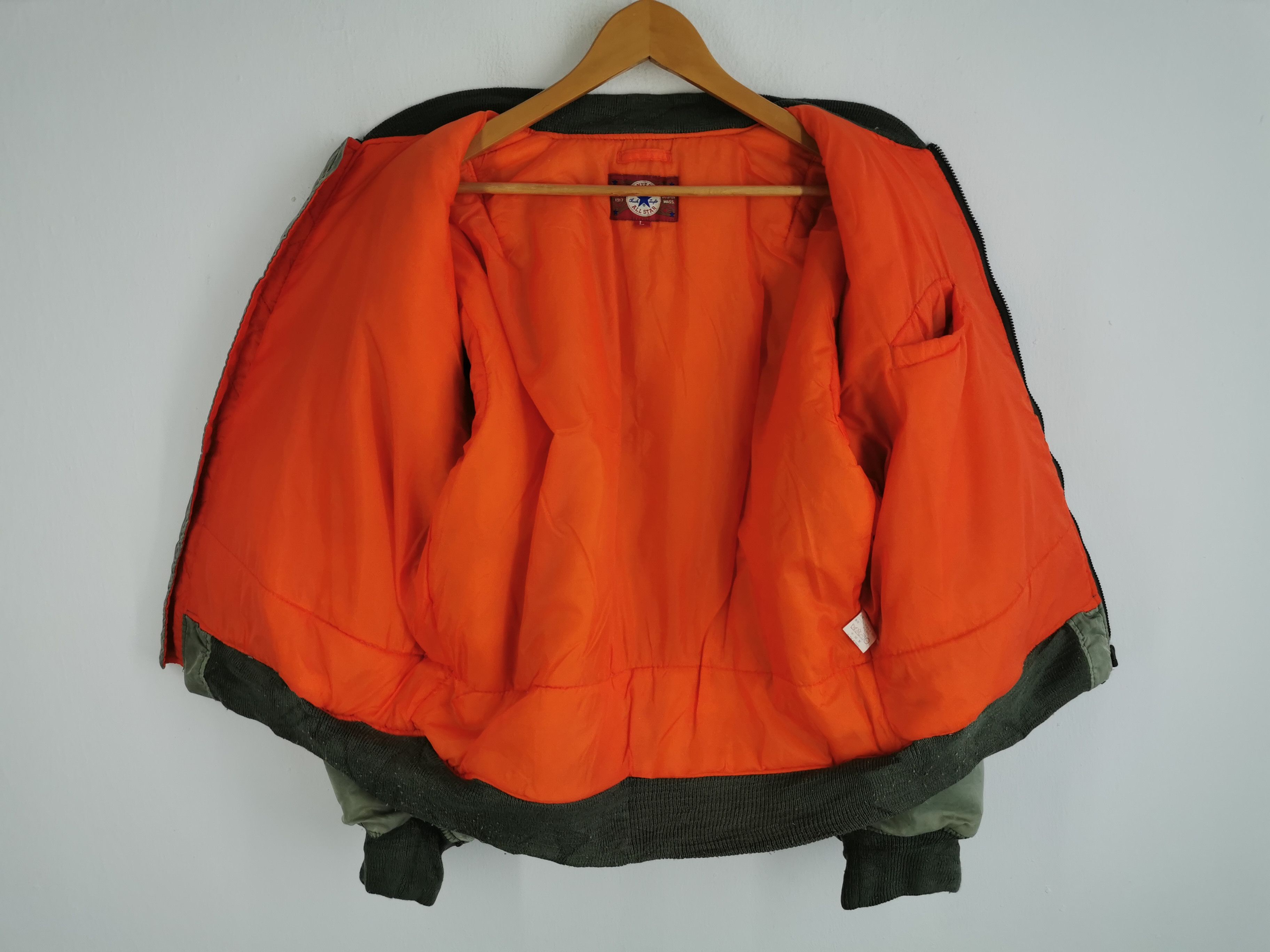 Converse Vintage Converse All Star Boston Mass Bomber Nylon Jacket Size US M / EU 48-50 / 2 - 3 Thumbnail