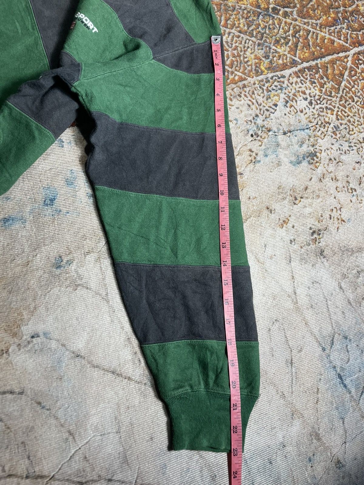 Polo Ralph Lauren Vintage Polo Sport Ralph Lauren Rugby Polo Striped Size US M / EU 48-50 / 2 - 10 Thumbnail