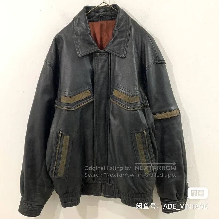 Vintage Vintage Peter Keen Leather jacket | Grailed