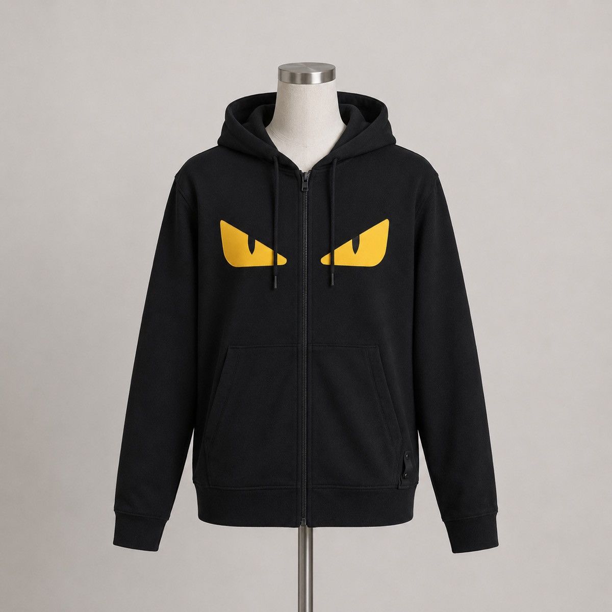 Fendi FENDI Bag Bugs Monster Eye Zip Hoodie – Black | Grailed