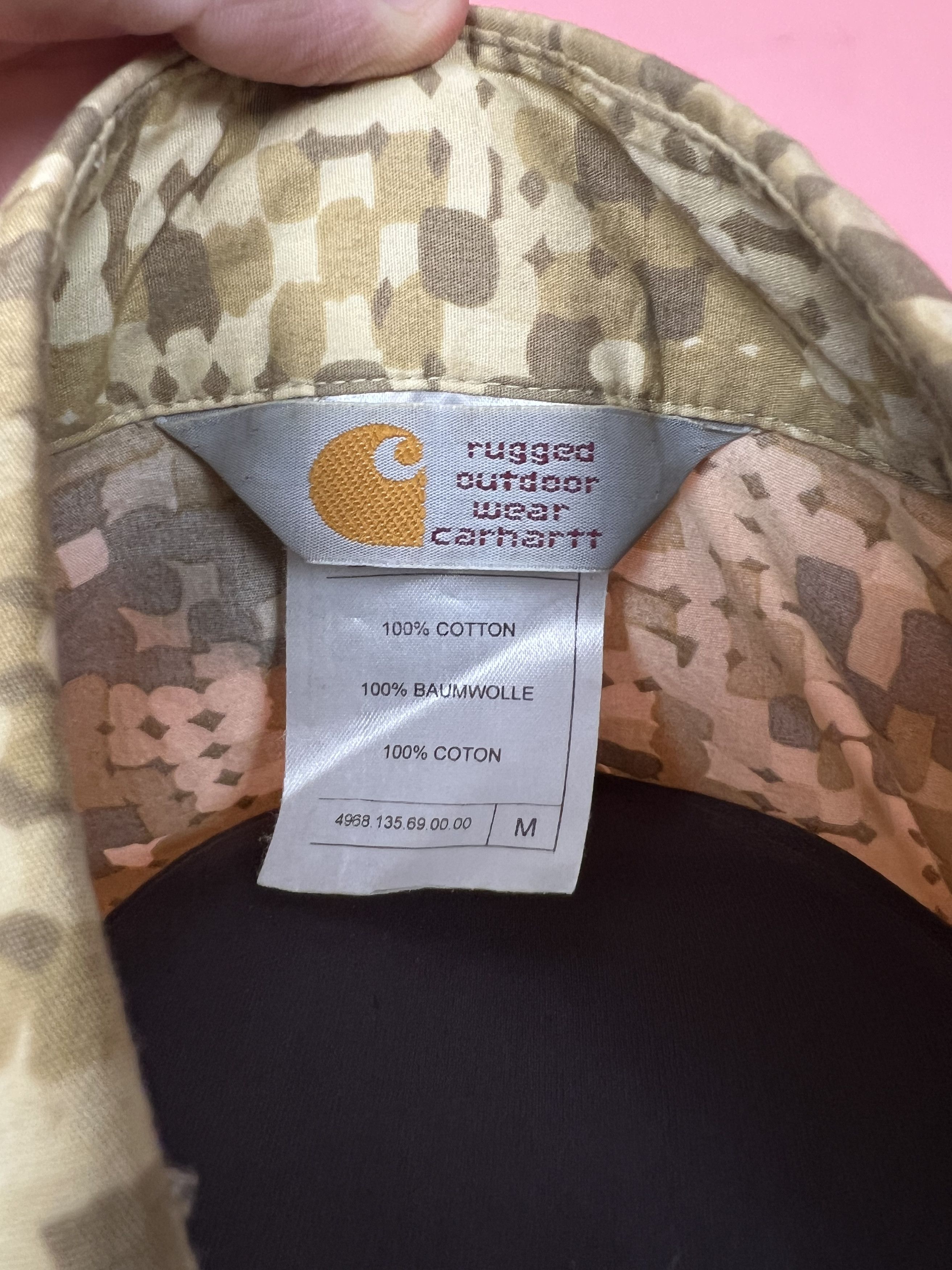Carhartt carhartt streetwear shirt button ups sort sleeve camo Size US M / EU 48-50 / 2 - 6 Thumbnail