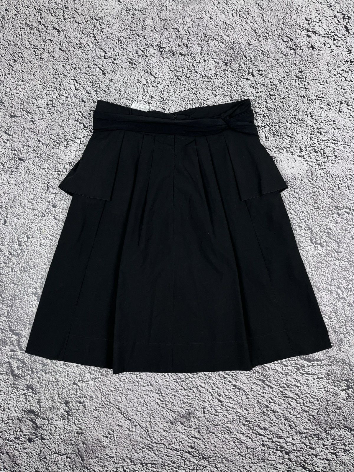 Sportmax Vintage Spotmax Max Mara pleated asymmetric belted skirt Size XS / US 0-2 / IT 36-38 - 10 Thumbnail