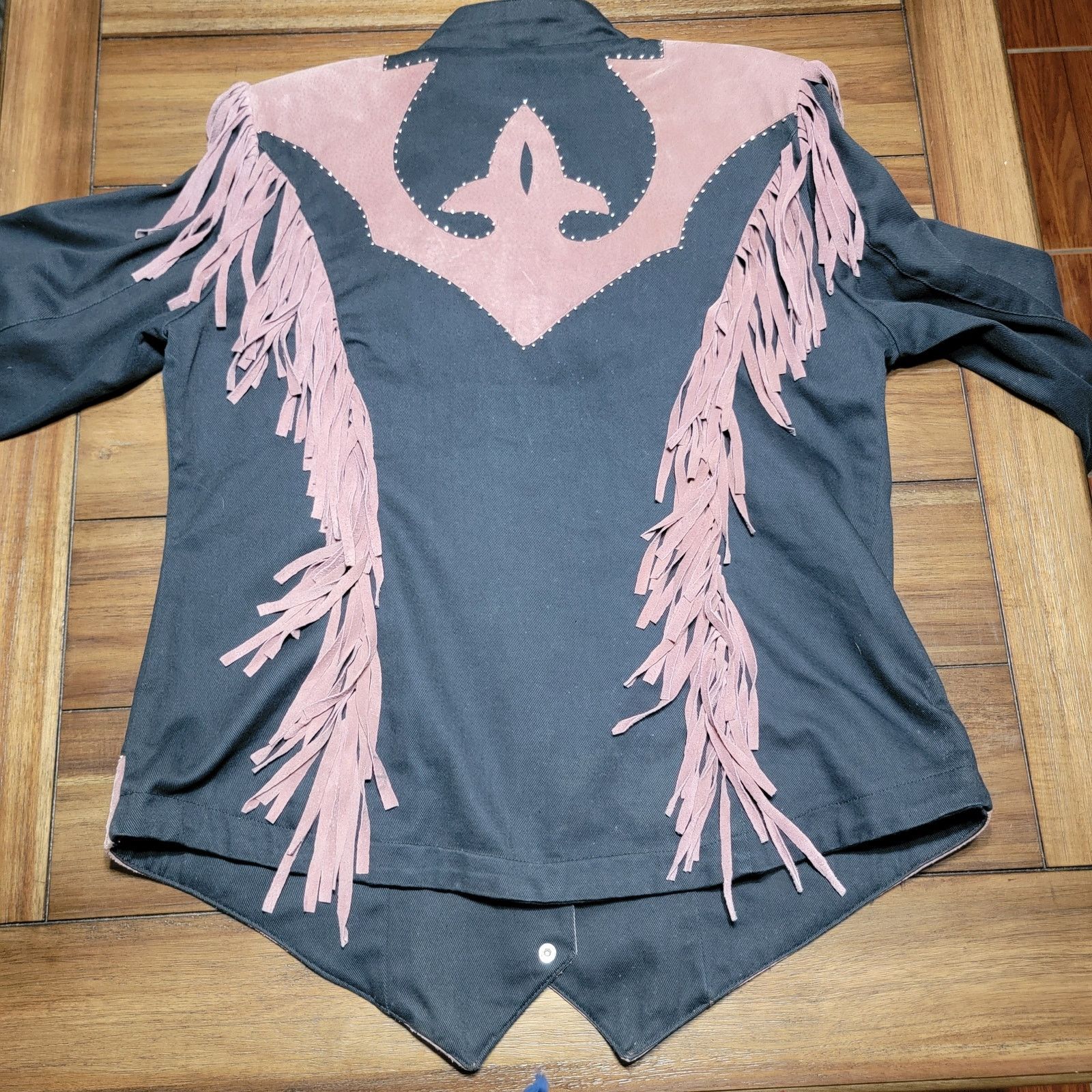 Other Roaman's Snap Coat w/ 100% Pig Leather Trim & Fringe - A6 Size XXL / US 16-18 / IT 52-54 - 5 Thumbnail