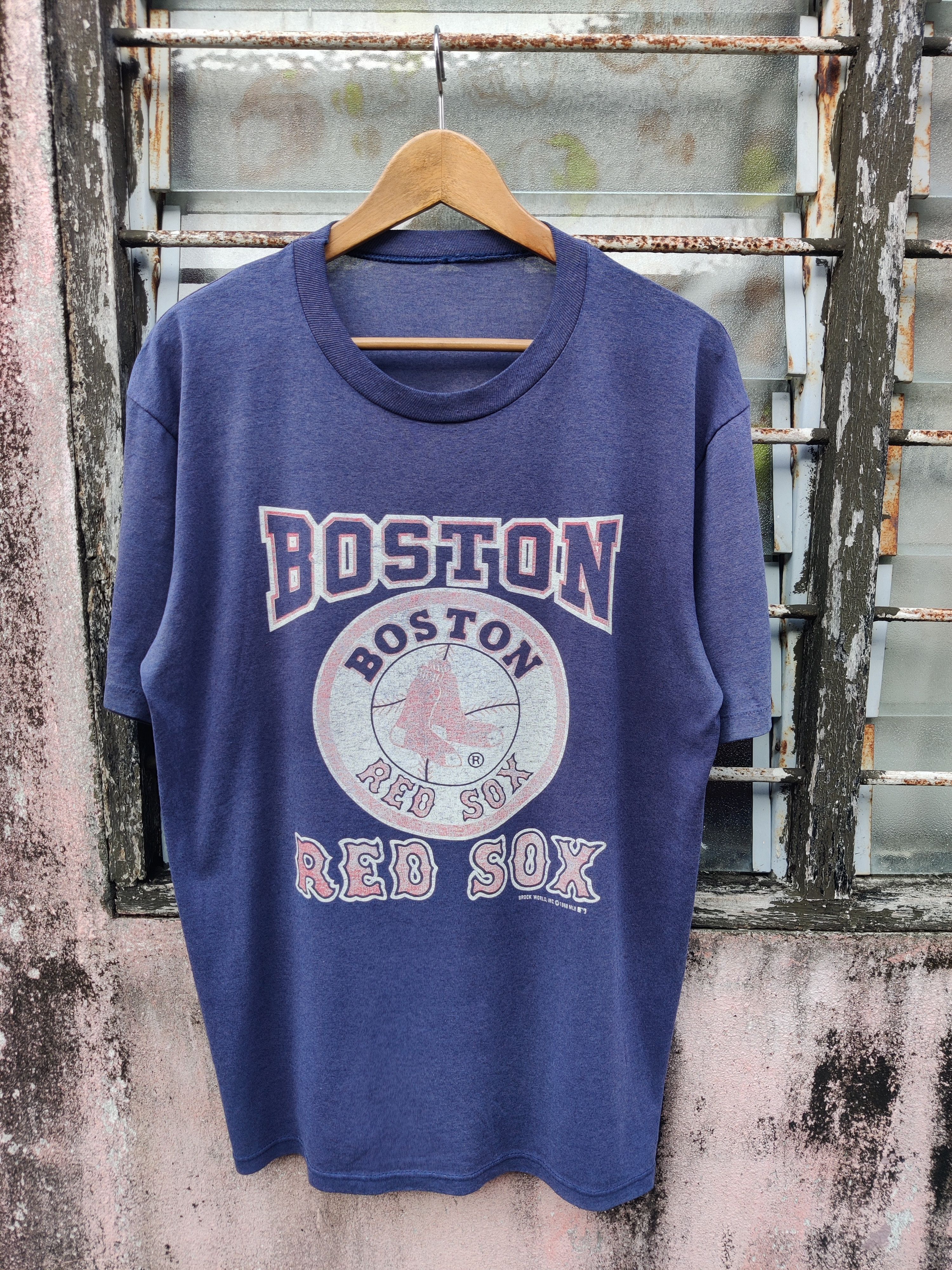 MLB Vintage 80's Boston Red Sox MLB Promo Shirt Size US L / EU 52-54 / 3 - 2 Thumbnail