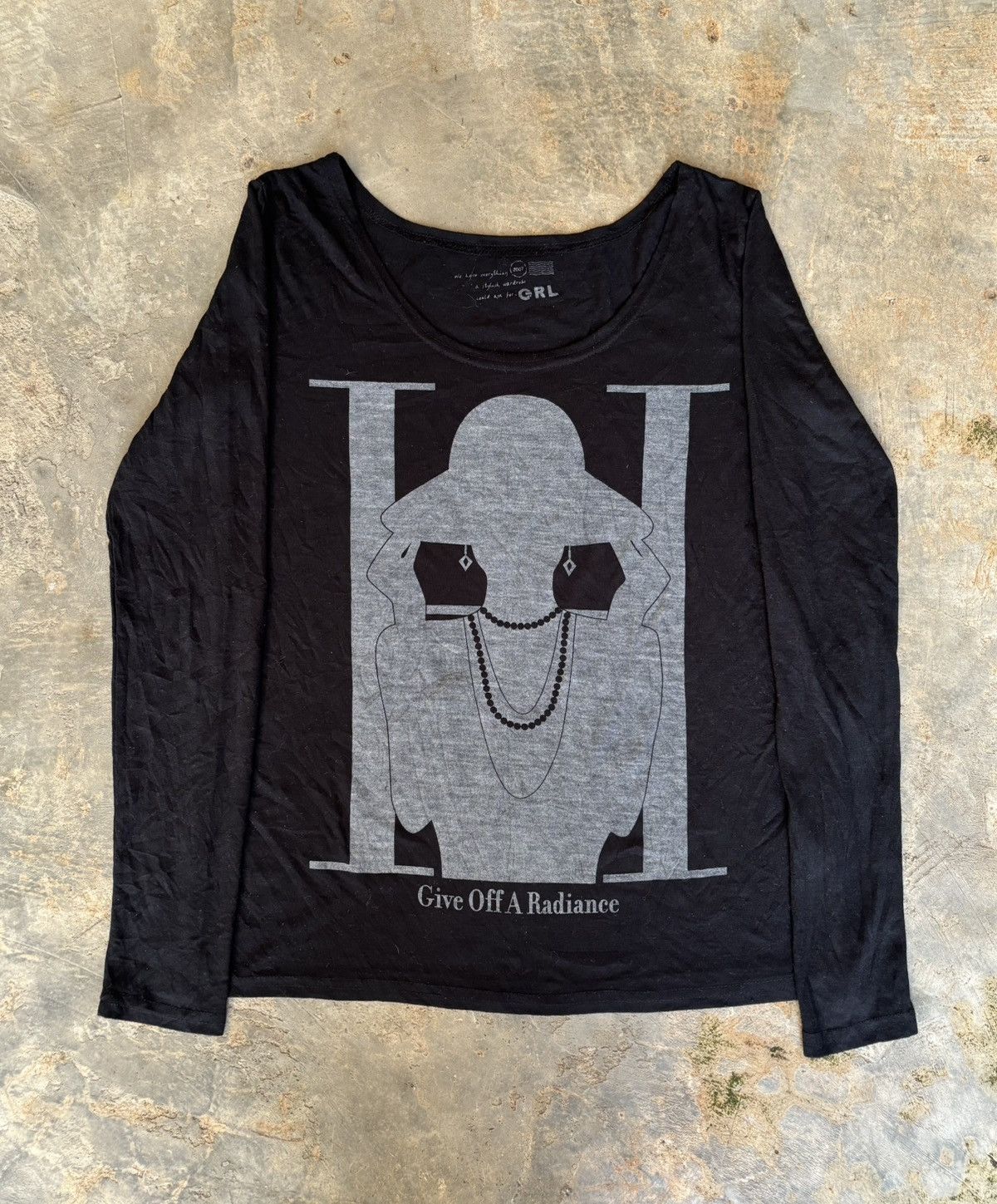 Hysteric Glamour Y2k Grl Give Off A Radiance Ifsixwasnine Style Longsleeve Size L / US 10 / IT 46 - 1 Thumbnail