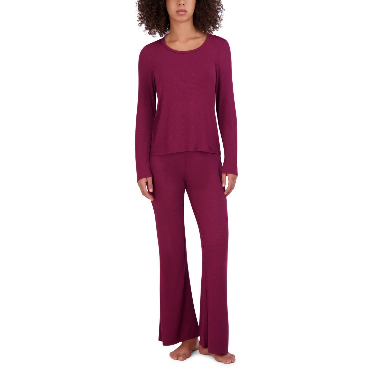 Steve Madden Steve Madden Women's Ribbed Sleep Tee/pants set red XL Size 34" / US 12 / IT 48 - 1 Thumbnail