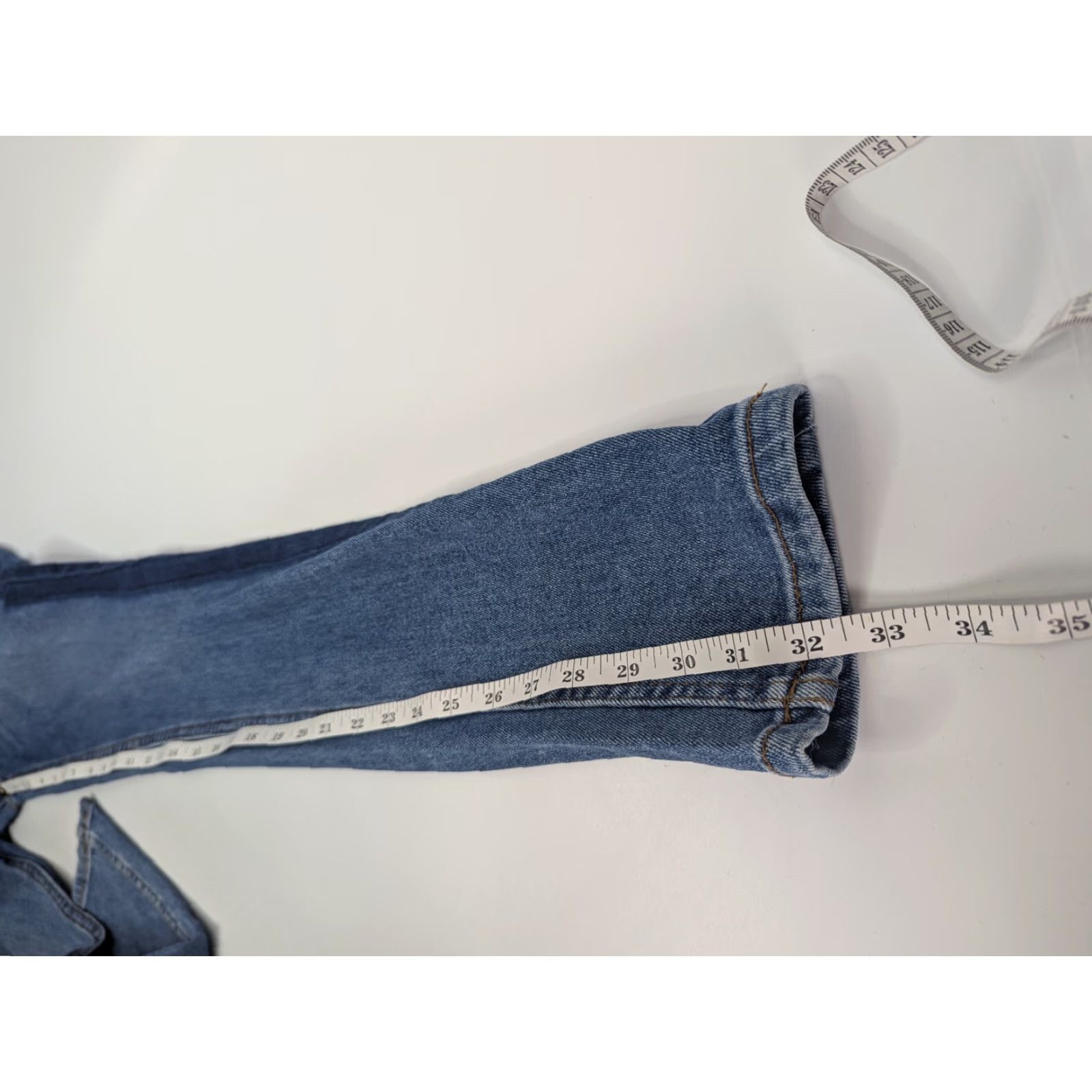 Bdg BDG Skinny Jeans Dark Side Panels Size 29 Cotton Denim Women Slim Stretch Flat Pockets Blue Modern Classic Designer Size 29" - 6 Thumbnail