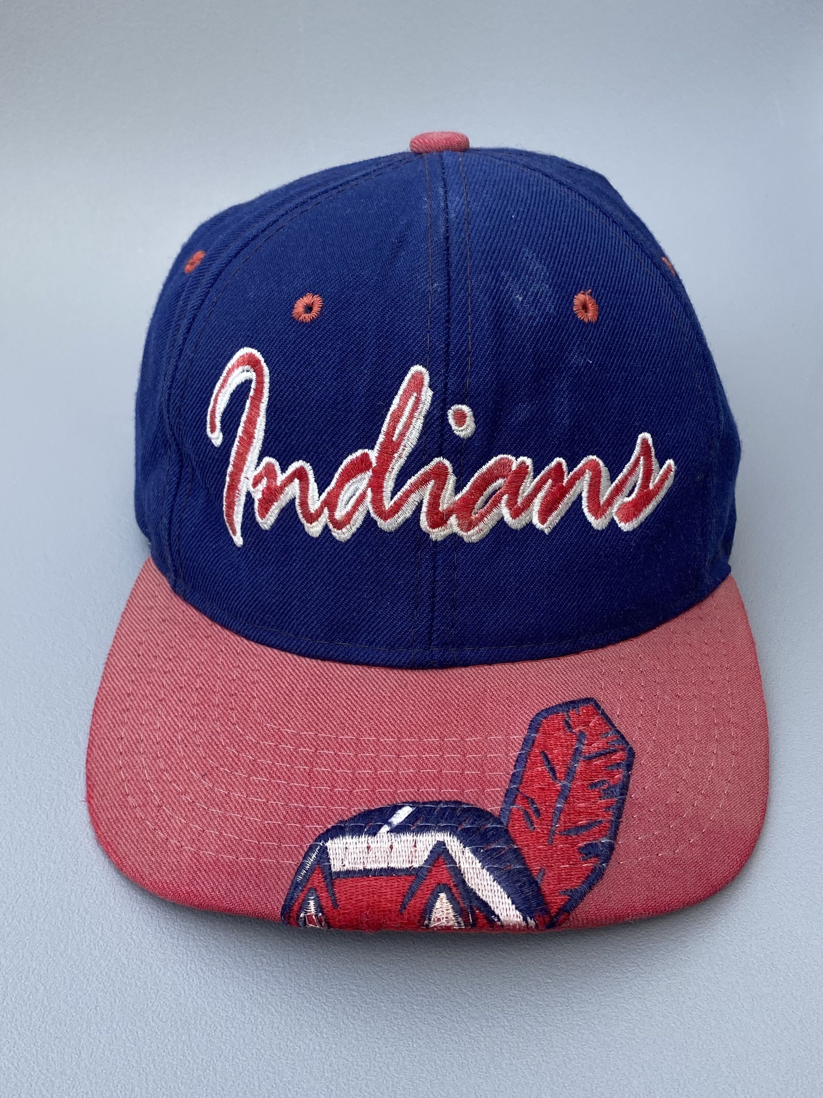 MLB × Starter × Vintage Vintage Starter Clevland Indians Big logo The Game Cap Hat Size ONE SIZE - 3 Thumbnail