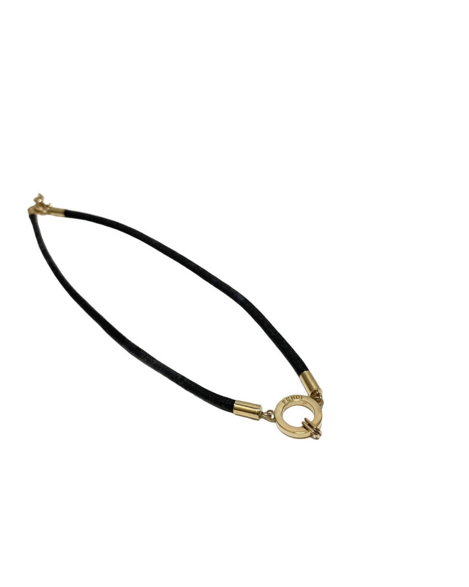 image of Fendi Elegant Gold-Plated Choker Necklace, Women's