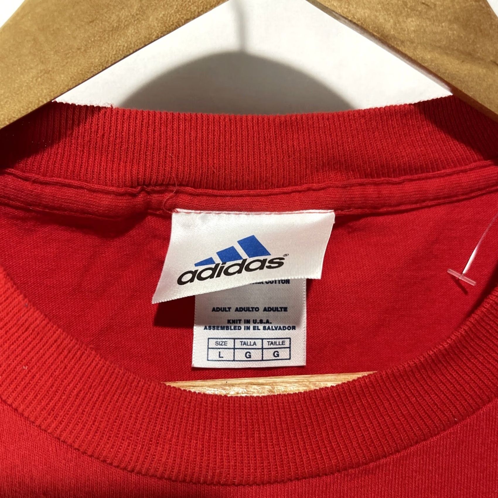 Adidas Adidas Boston Red Sox 2004 MLB World Series Champions T-Shirt Adult Large Red Shirt Men Logo Graphic Print Baseball-MLB World Series 2004 Size US L / EU 52-54 / 3 - 5 Thumbnail