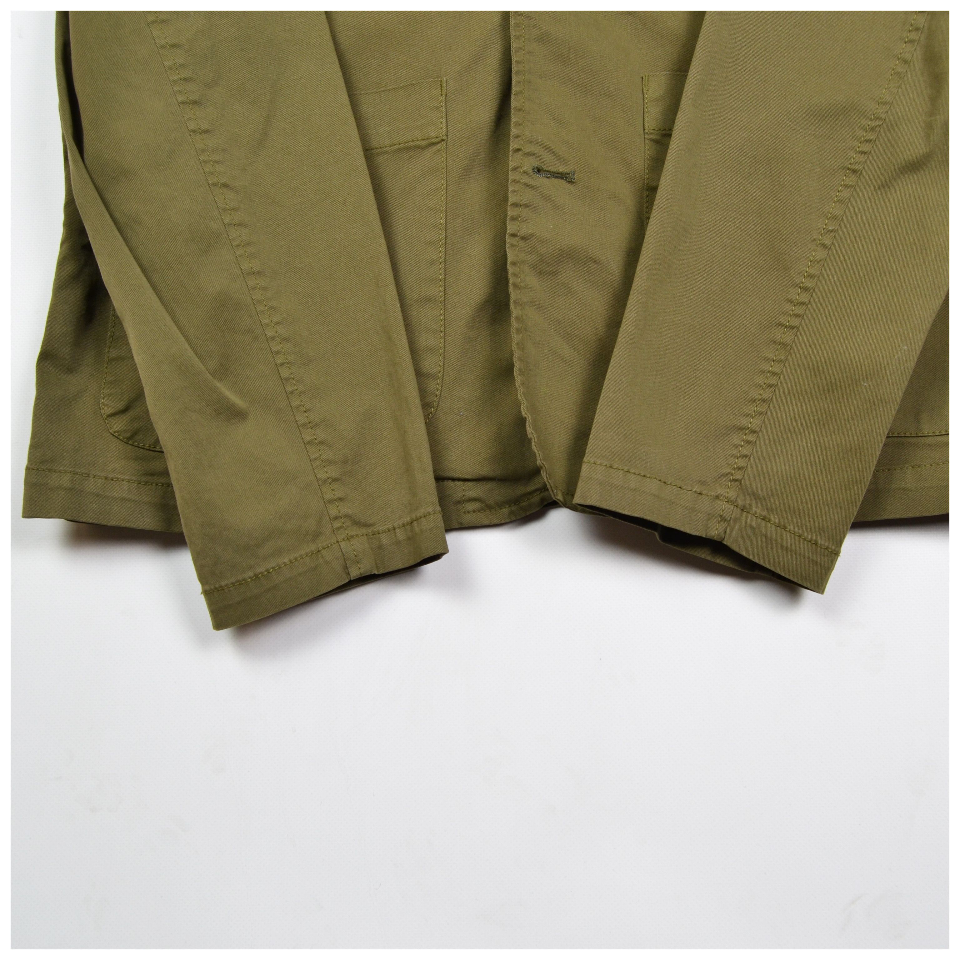 Minimum MINIMUM Khaki Buttoned Cotton Work Blazer Jacket Size 50/M Size US M / EU 48-50 / 2 - 9 Thumbnail