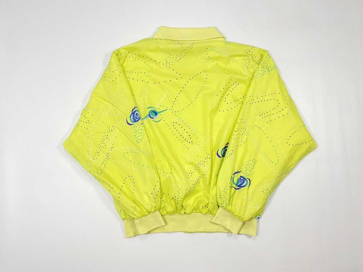 Vintage Vintage 90s White Star Bomber Track Jacket Galaxy Cosmo Rave Size XL / US 12-14 / IT 48-50 - 12 Thumbnail