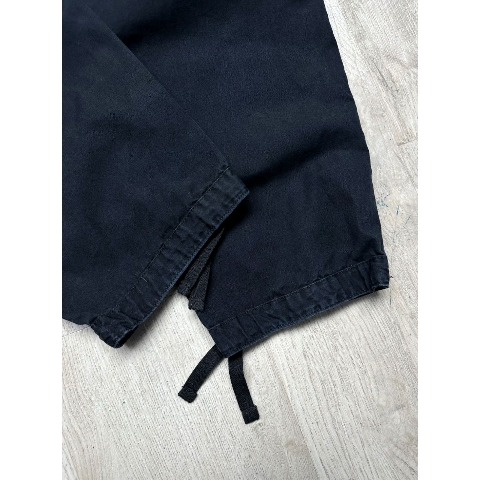 Carhartt Wip Carhartt WIP Mens Denver Cargo Jogger Pants L Black Cotton Cargo Pocket Denim Size US 33 - 4 Thumbnail