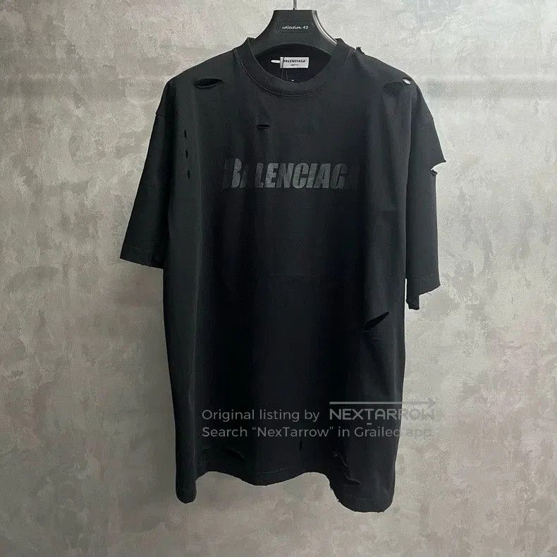 Balenciaga Balenciaga Solid Logo Print Crewneck Tee. Size US XS / EU 42 / 0 - 1 Thumbnail