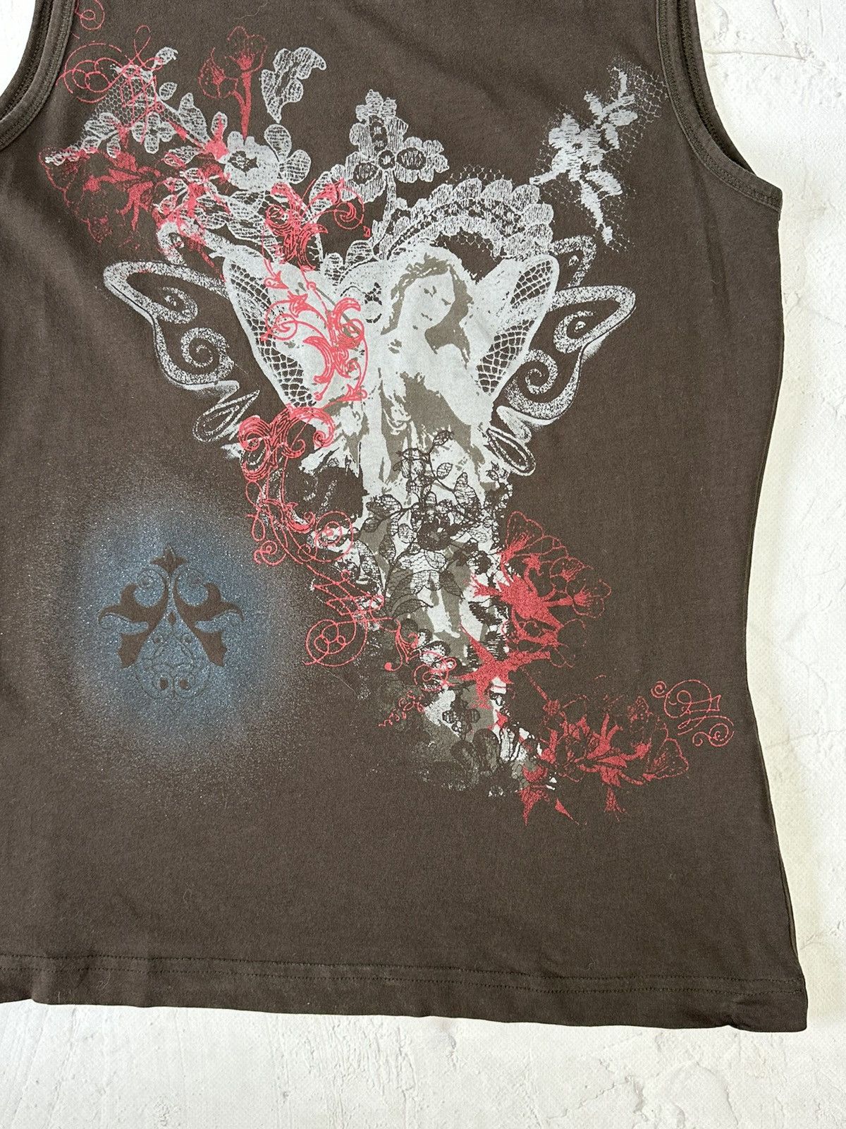 If Six Was Nine Vintage Printed Top Size S / US 4 / IT 40 - 3 Thumbnail