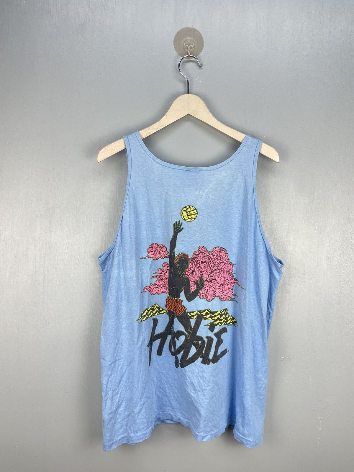 Vintage Vintage 80s Hobie Volleyball tank top Size US XL / EU 56 / 4 - 1 Thumbnail