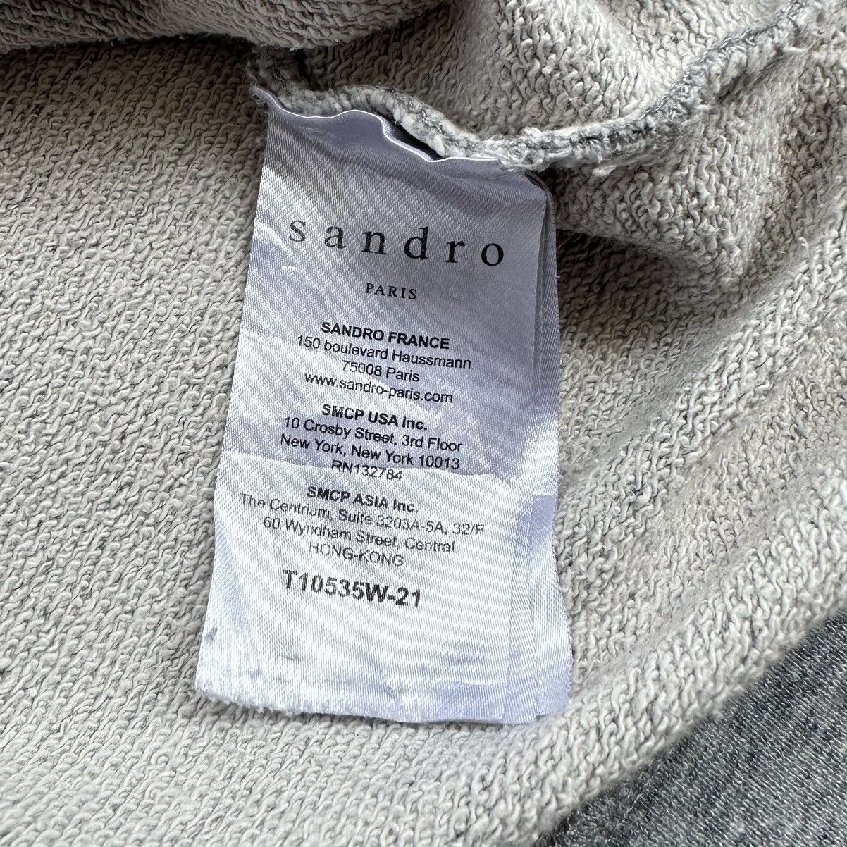Sandro SANDRO PARIS CARPET LOGO RARE SWEATSHIRT Size US M / EU 48-50 / 2 - 5 Thumbnail