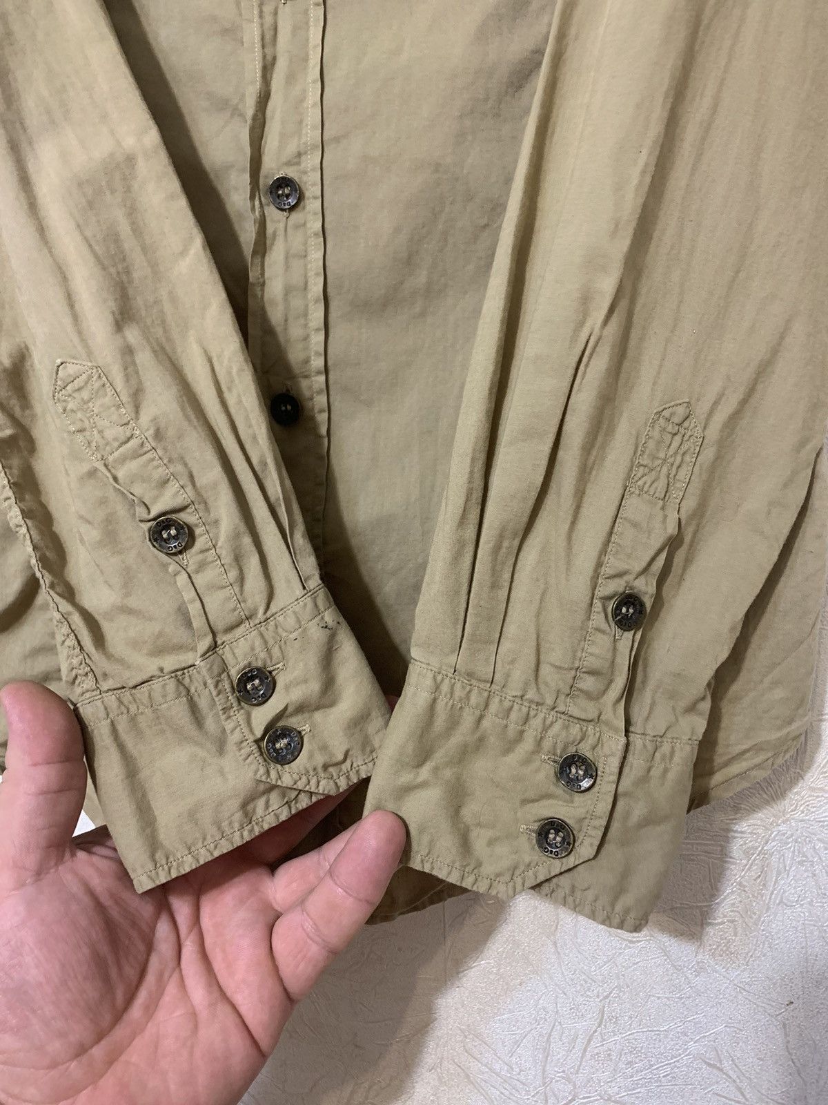 Dolce & Gabbana × Vintage Dolce & Gabbana Vintage Double Pocket Shirt Button Up Size US M / EU 48-50 / 2 - 6 Thumbnail