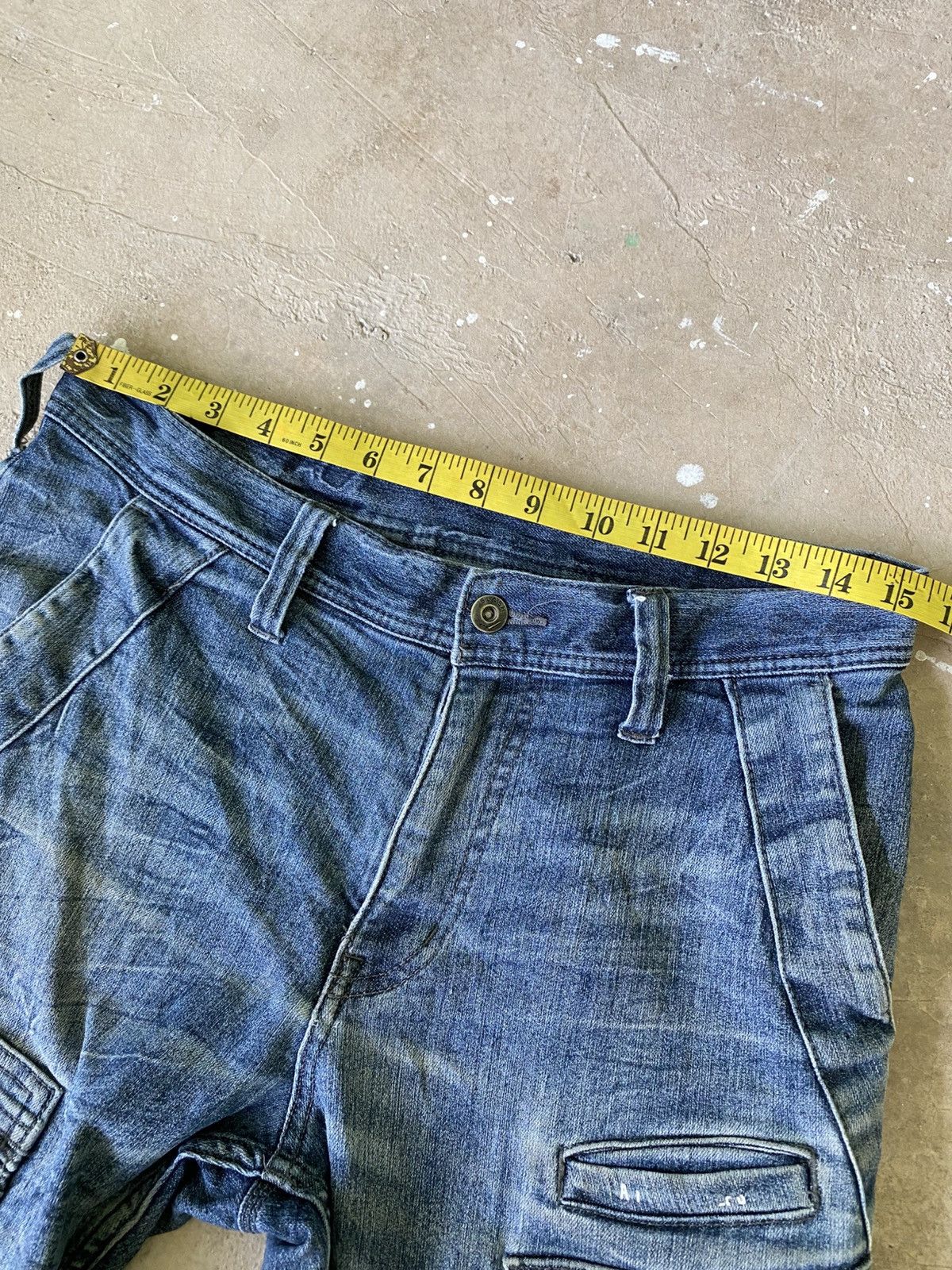 Japanese Brand Slash Wearable Gear Utility Denim & Camo Jacket Size US 30 / EU 46 - 12 Thumbnail