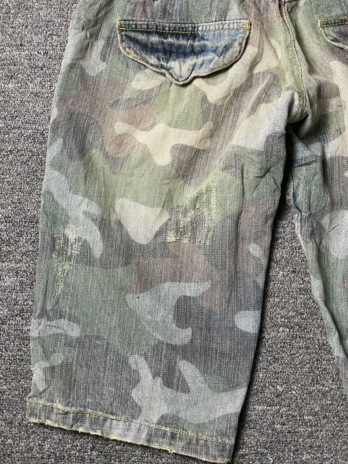 Japanese Brand × Vintage Vintage CRAZY LEOPARD Denim Shorts (95) Size US 28 / EU 44 - 17 Thumbnail