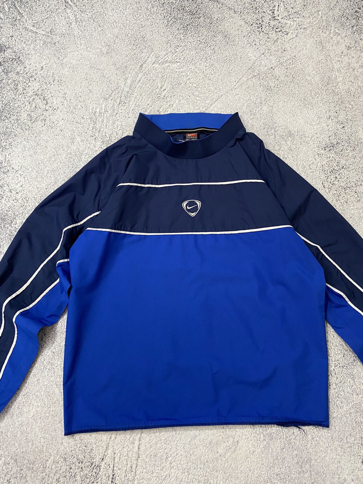 Nike Vintage Nike Nylon Drill Sweatshirt Size US S / EU 44-46 / 1 - 3 Thumbnail